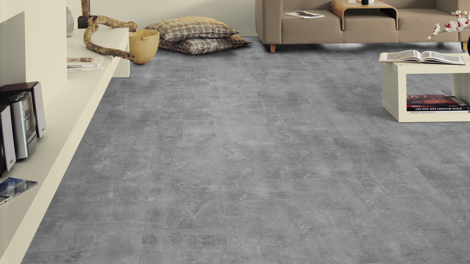 Tarkett Rigid Klick-Designboden iD Evolution Rigid Home Patina Concrete Middle Grey