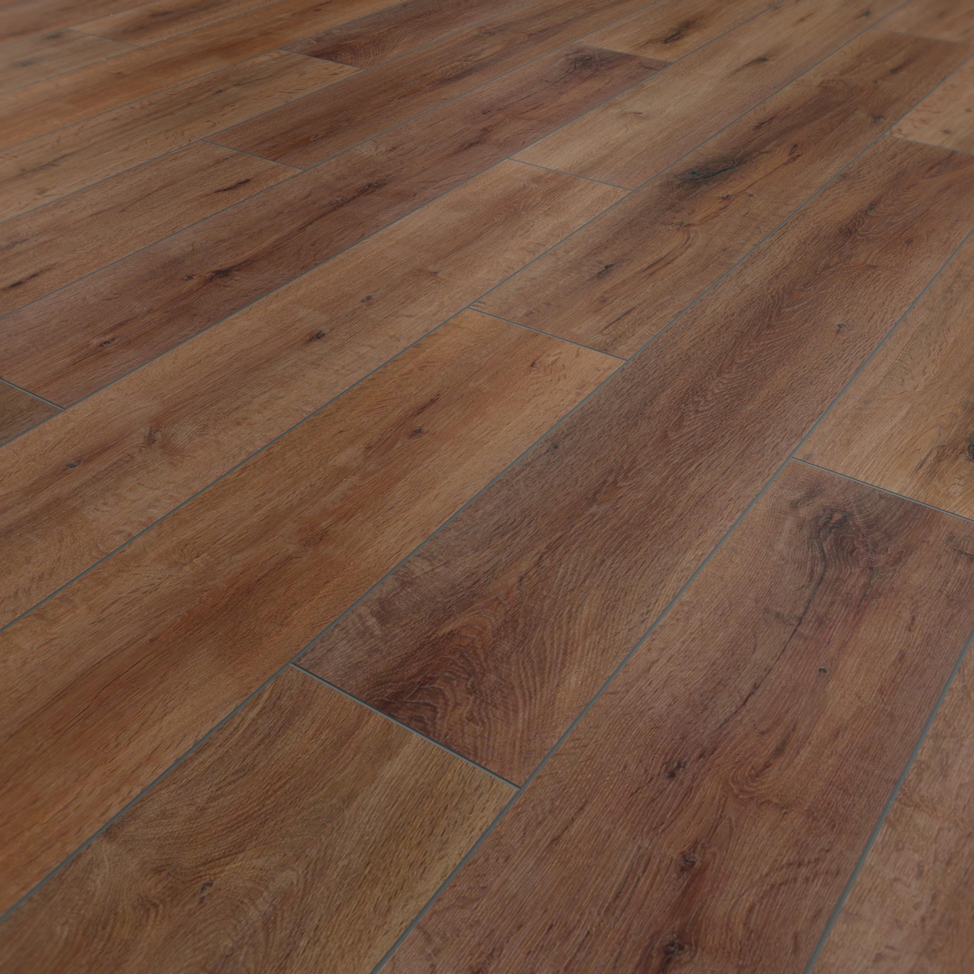 Perspektivische Ansicht - wineo HDF Klick-Bioboden PURLINE wineo 1000 wood XL Rustic Oak Coffee Perspektivische Ansicht - wineo MLP316R