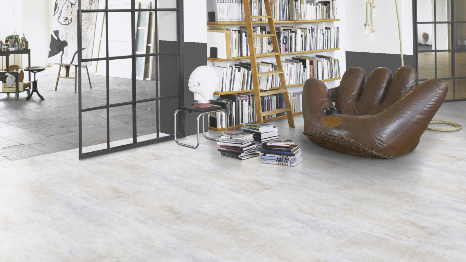 Milieubild Modernes Wohnzimmer mit Atelier - Parador 1750856