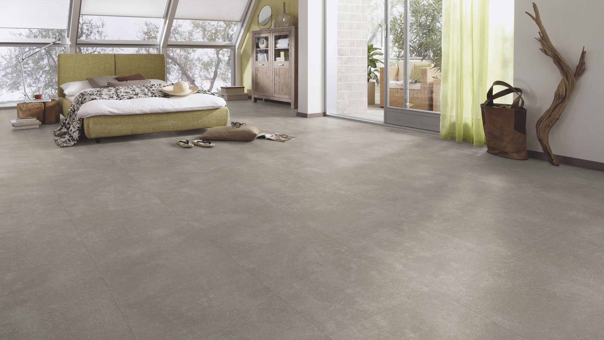 Milieubild Schlafzimmer im modernen Dachgeschoss - MEISTER 600003-0857398-07137