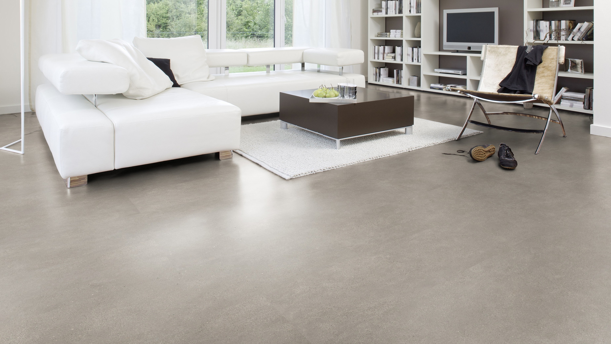 Milieubild Modernes Wohnzimmer mit Wohnlandschaft - Wicanders Wise 80003907