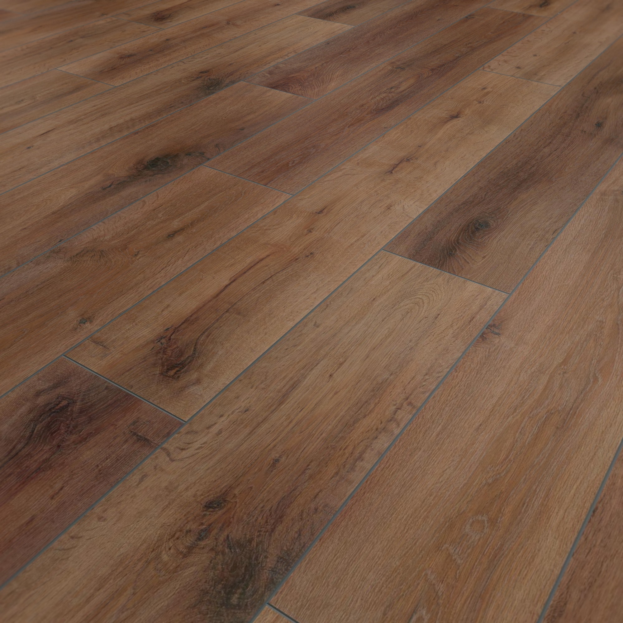 Perspektivische Ansicht - wineo Klick-Bioboden PURLINE wineo 1000 wood XL Rustic Oak Coffee Perspektivische Ansicht - wineo PLC316R