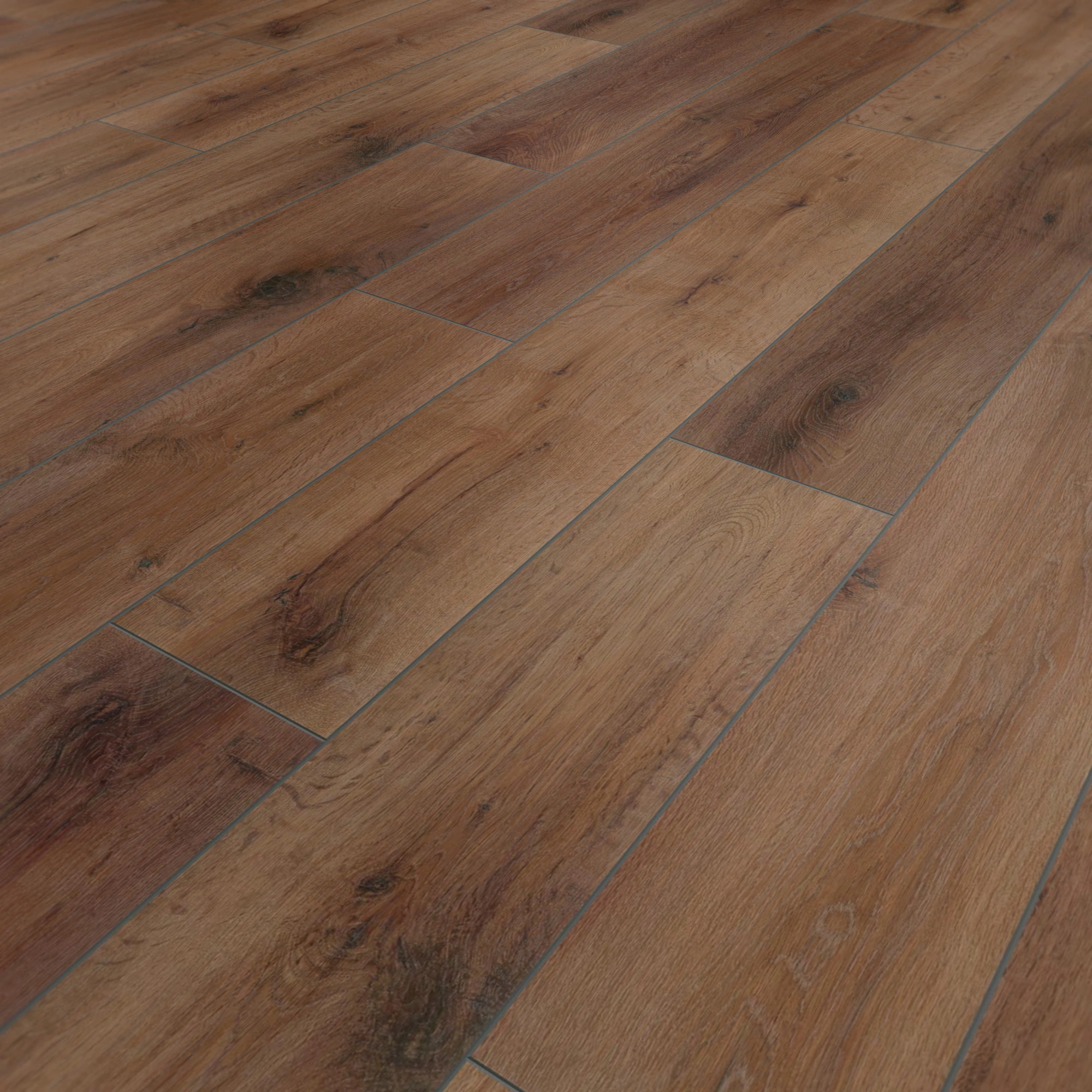 Perspektivische Ansicht - wineo Klick-Bioboden PURLINE wineo 1000 wood XL Rustic Oak Coffee Perspektivische Ansicht - wineo PLC316R