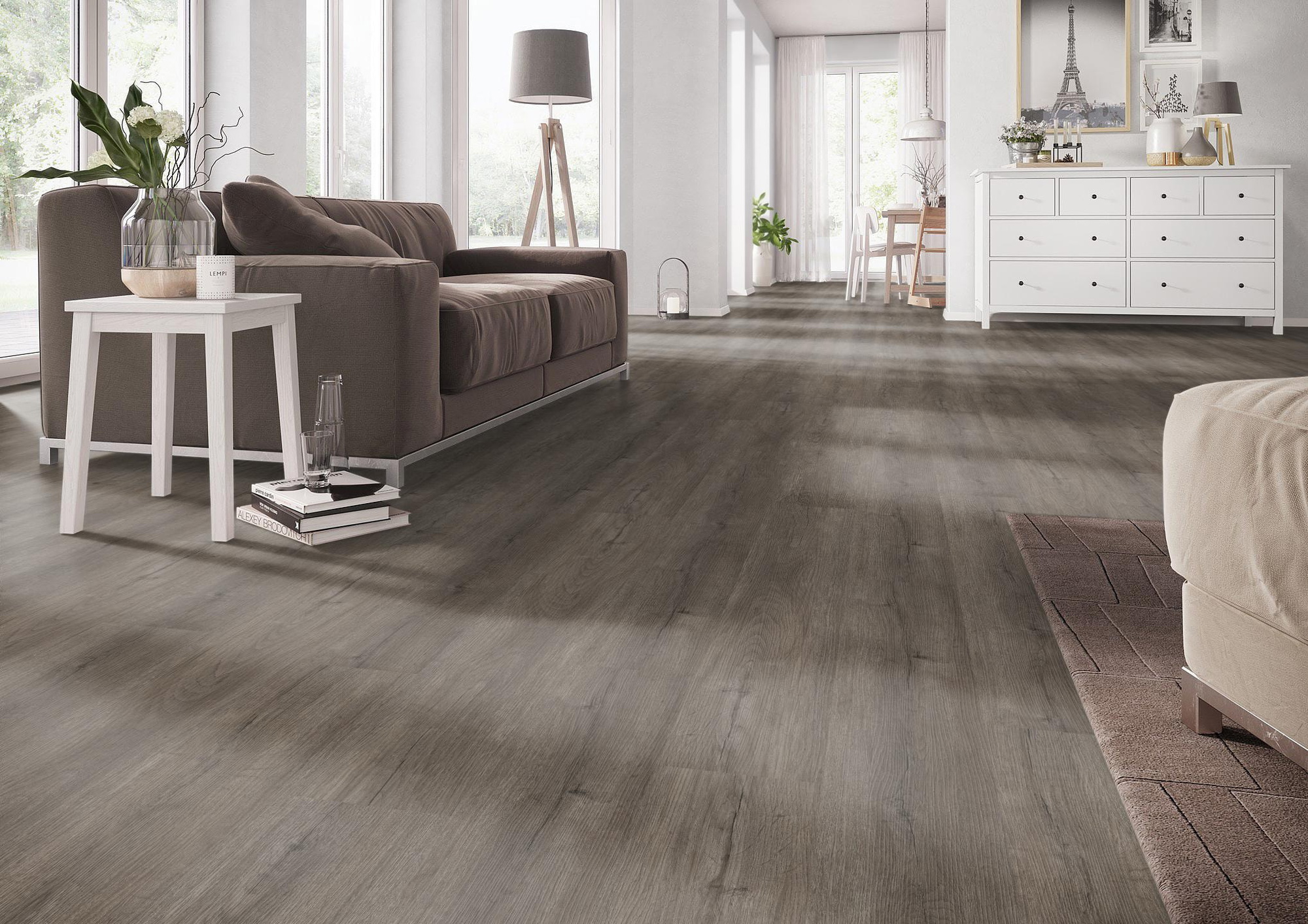 Milieubild Wohnzimmer mit Couch - nexflor NXF-60030-006