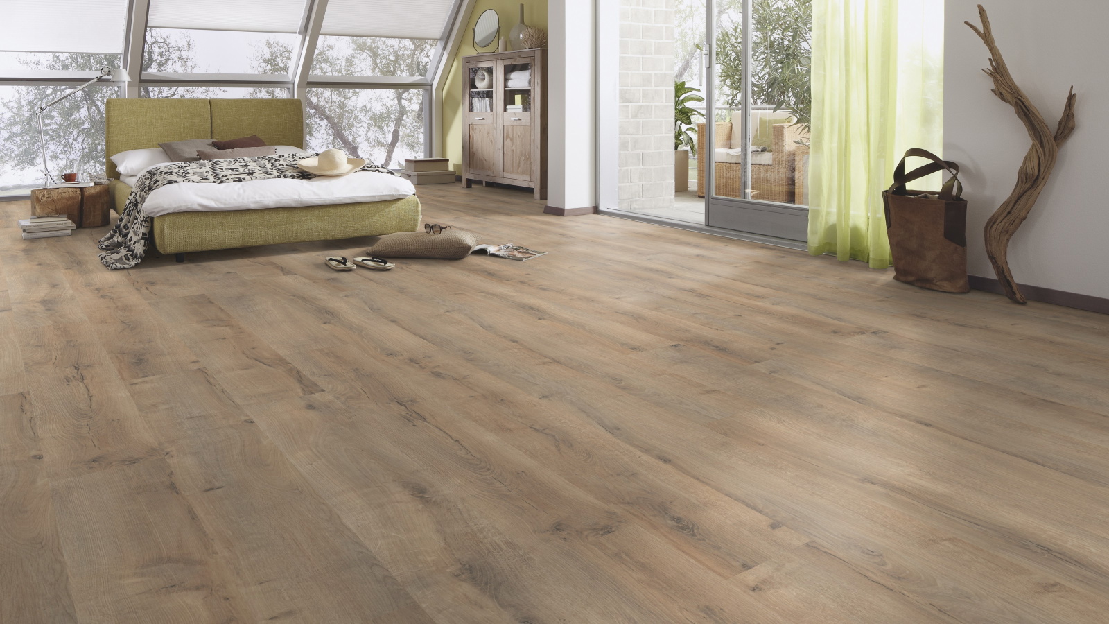 Milieubild Schlafzimmer im modernen Dachgeschoss - MEISTER 600012-1288198-06439