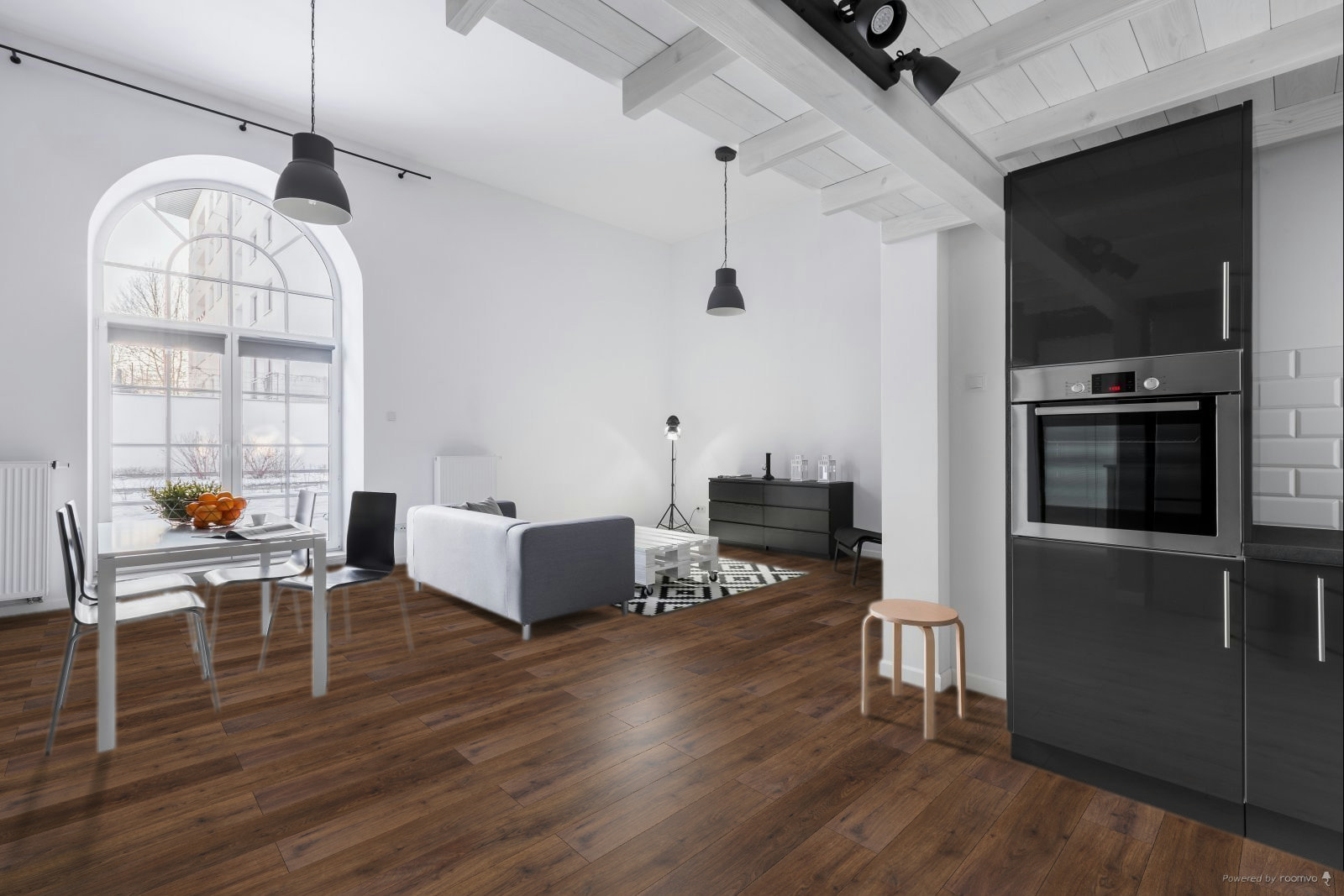 Milieubild Wohnzimmer mit Essbereich - BerryAlloc 60002221