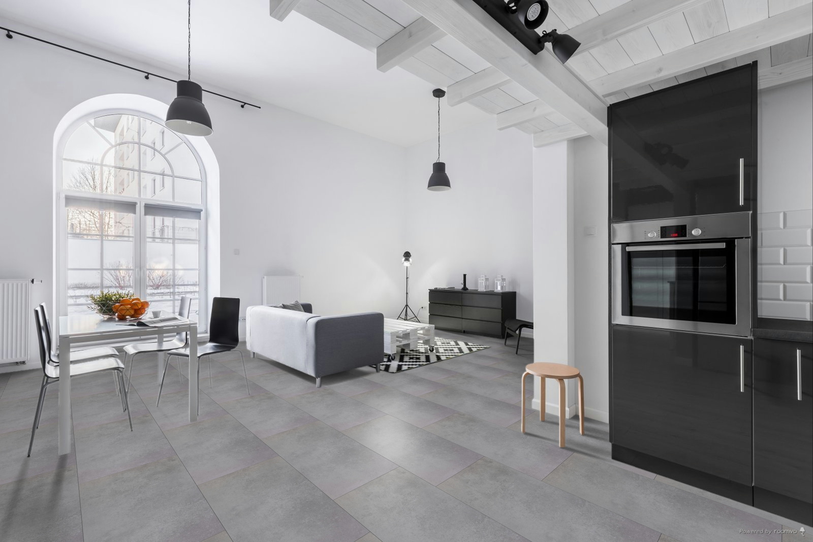 Milieubild Wohnzimmer mit Essbereich - BerryAlloc 60002261