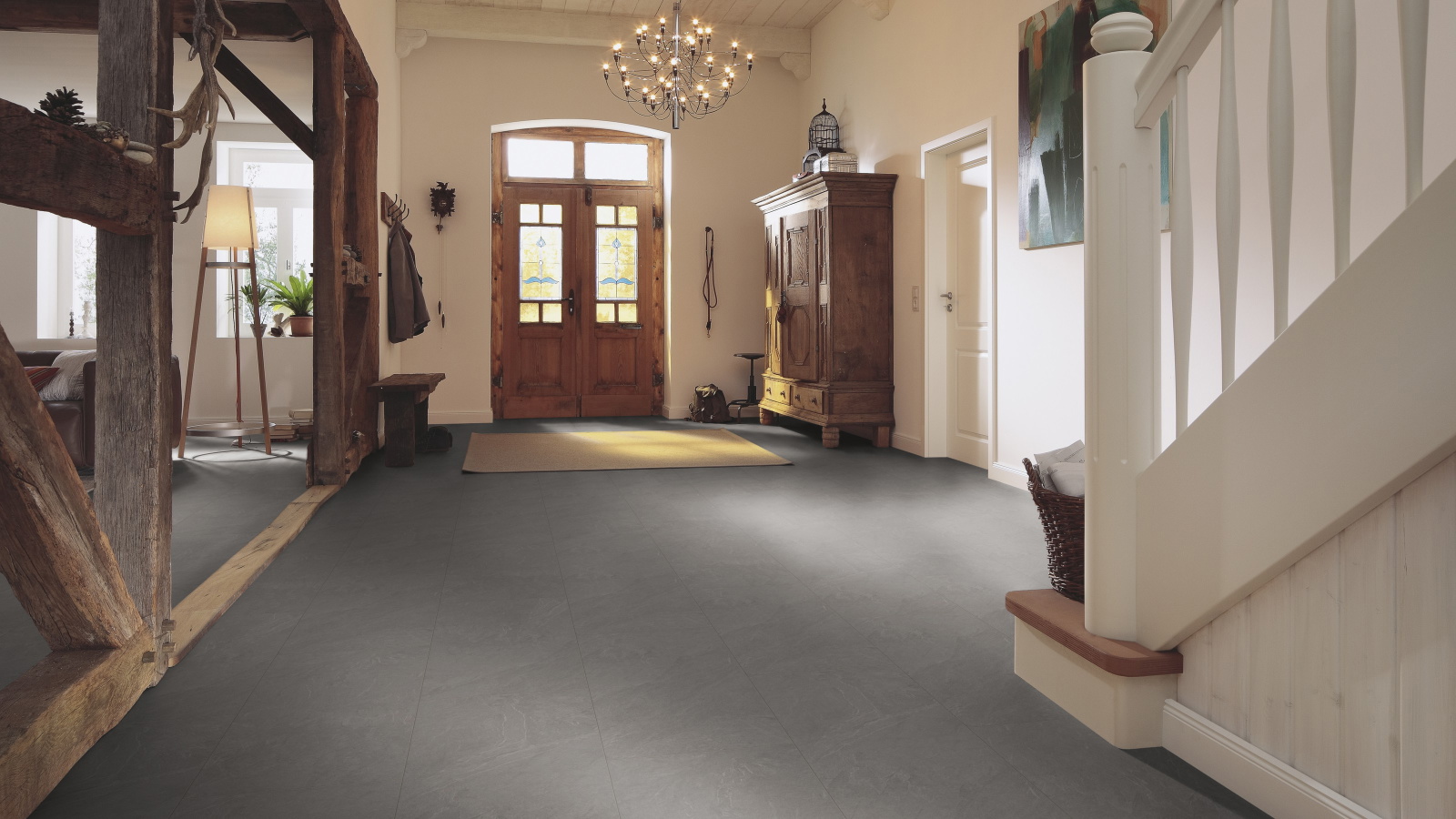 Milieubild Eingangsbereich mit Flur im Landhaus-Stil - MEISTER 600003-0857398-06136
