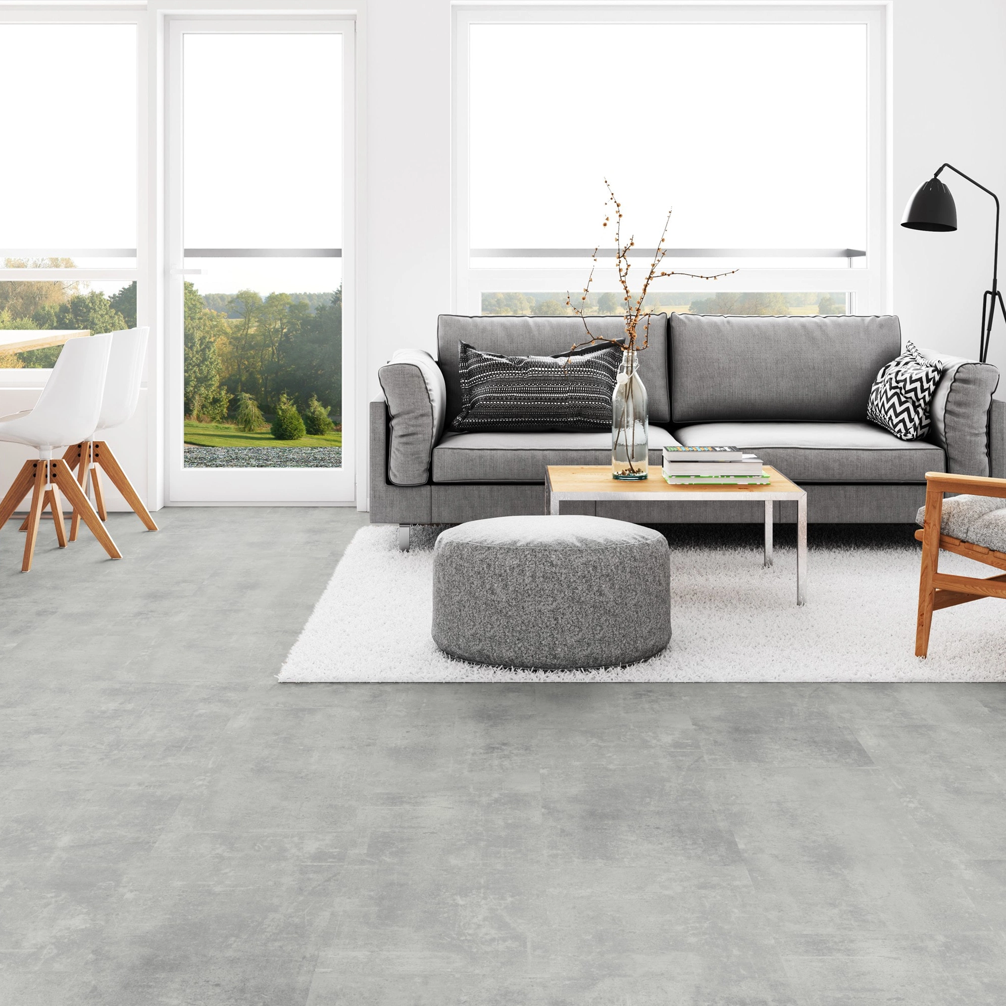 Tarkett Rigid Klick-Designboden iD Evolution Rigid Home Patina Concrete Soft Grey Tarkett Rigid Klick-Designboden iD Evolution Rigid Home Patina Concrete Soft Grey