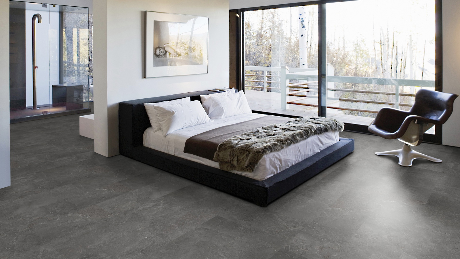 Milieubild Schlafzimmer mit Balkon - Wicanders Wise 80003892