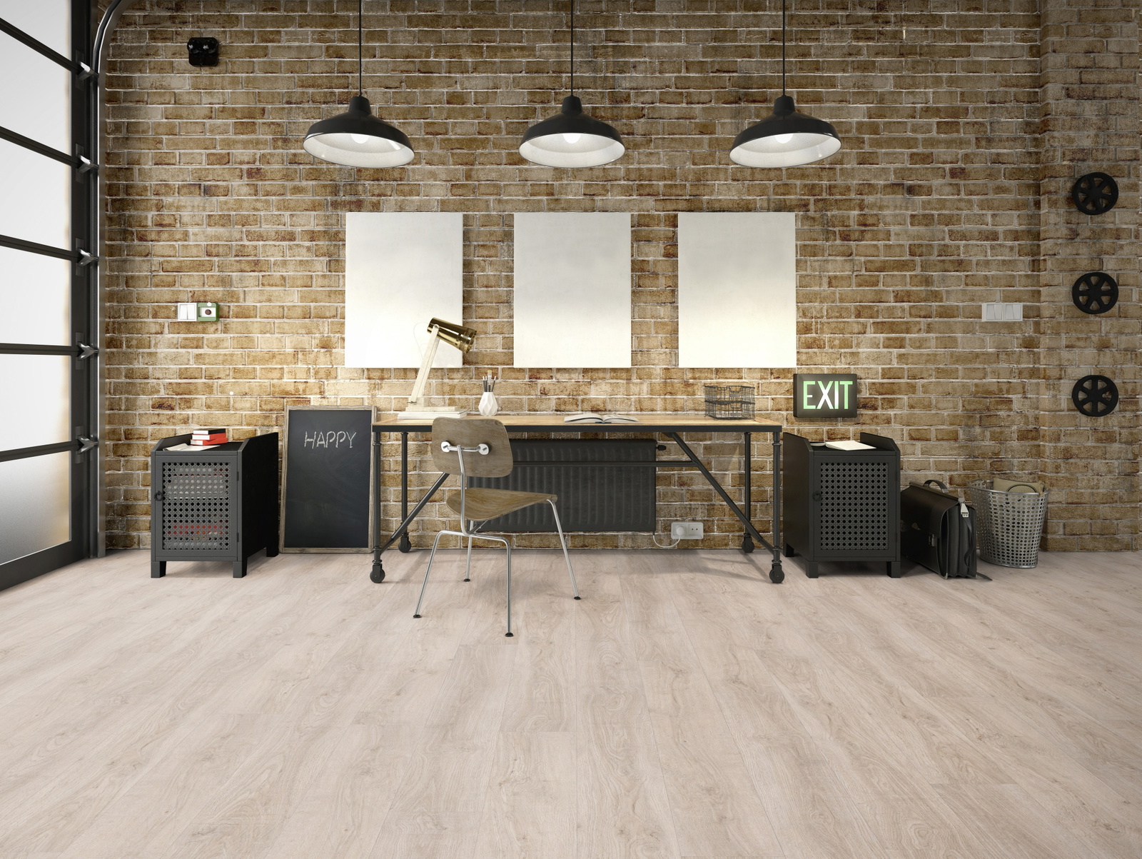 Milieubild Industrielles Wohnzimmer mit Arbeitsbereich - Friends by ter Hürne 1188200001