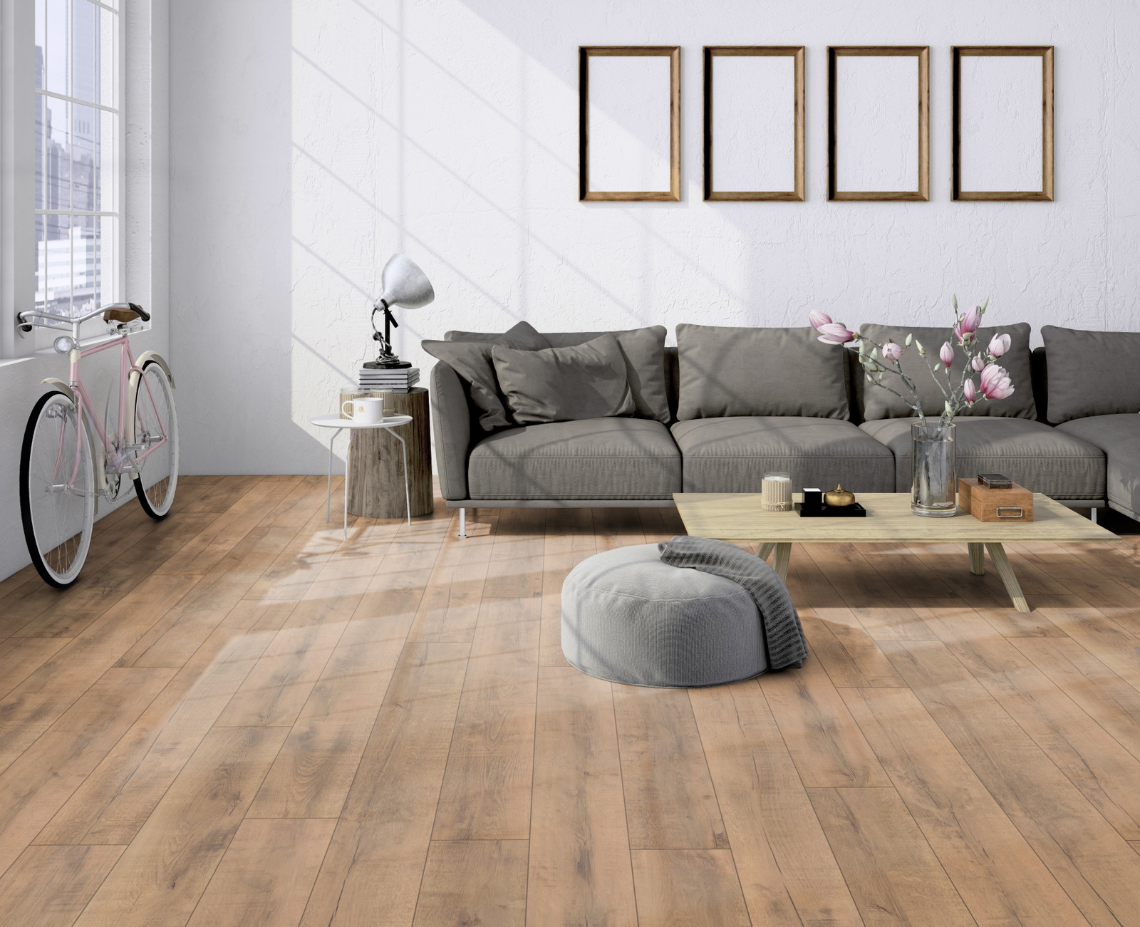 Friends by ter Hürne Laminat Eiche Alvaro 243 Linear-Gebürstete Struktur