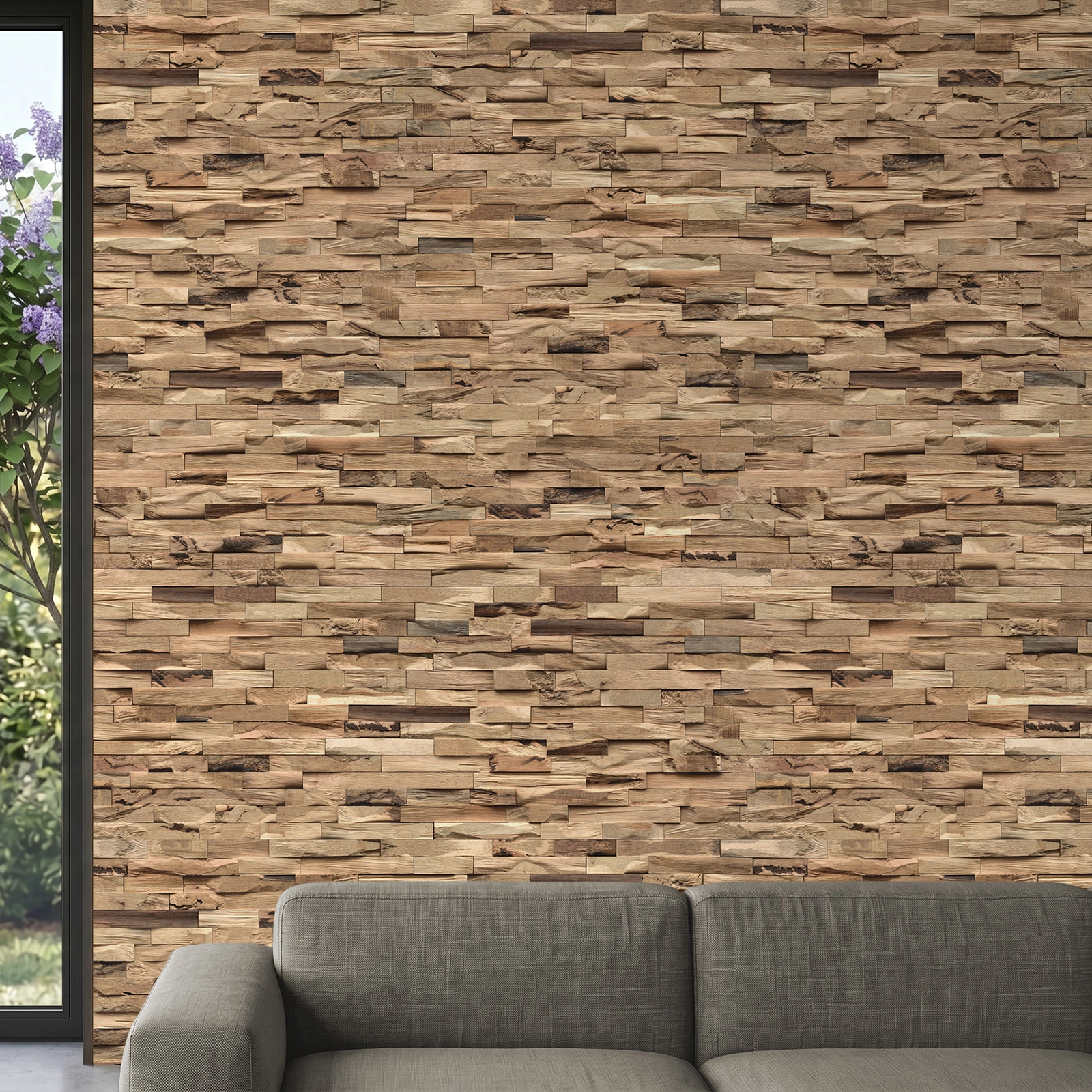 Perspektivische Ansicht - nexwall nature undefined Rimba Coastal Organic Perspektivische Ansicht - nexwall nature NXWN-45020-001