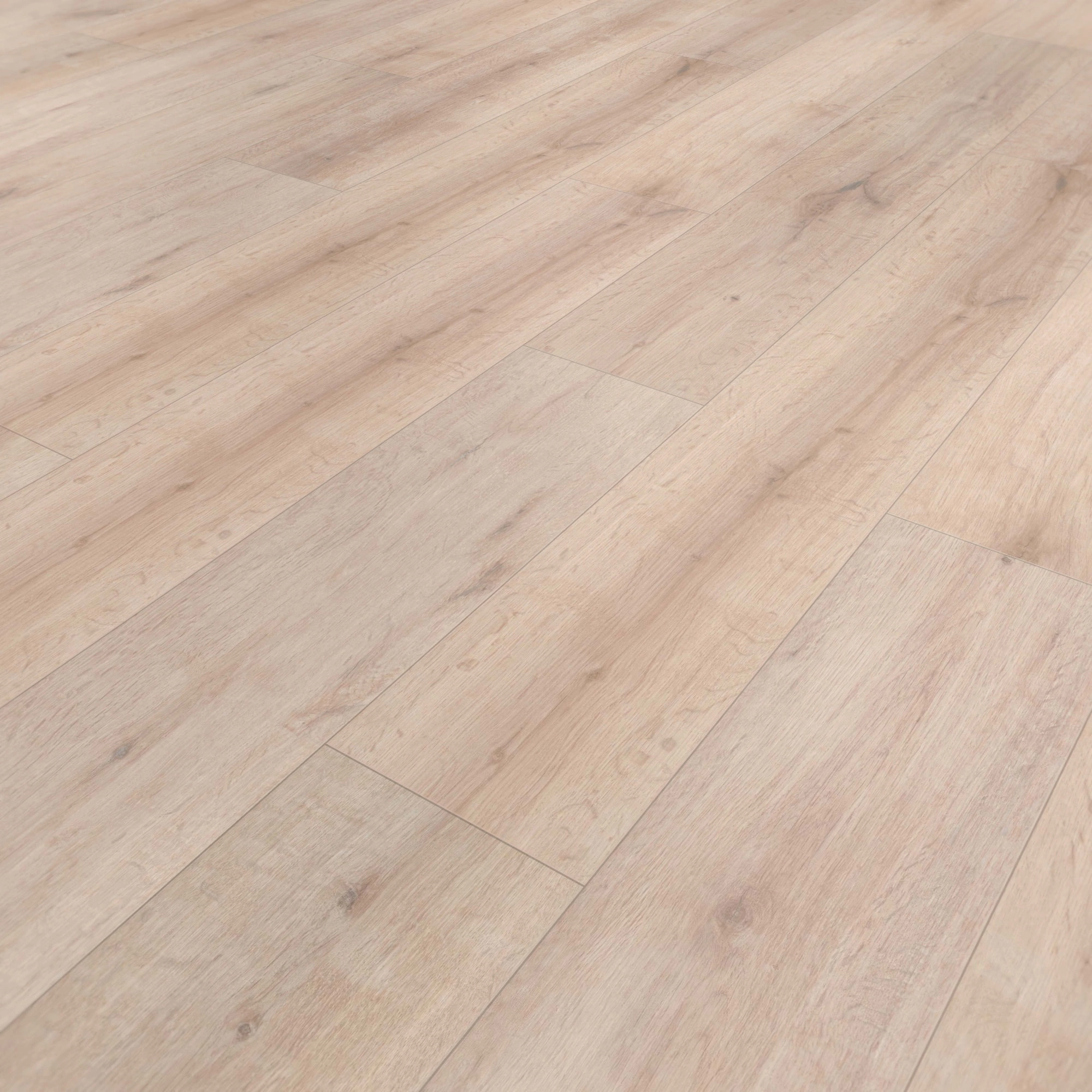Perspektivische Ansicht - wineo HDF Klick-Bioboden PURLINE wineo 1000 wood XL Rustic Oak Taupe Perspektivische Ansicht - wineo MLP313R