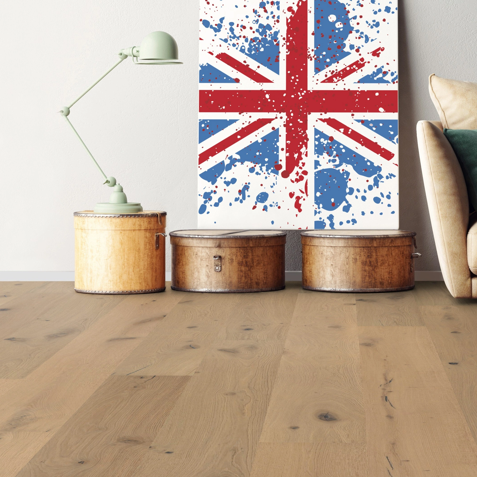 Bennett & Jones Parkett Shire Landscapes Oak No.31 Galloway 207 Tradition Gebürstete Struktur Natur-Geölt Weiß Bennett & Jones Parkett Shire Landscapes Oak No.31 Galloway 207 Tradition Gebürstete Struktur Natur-Geölt Weiß
