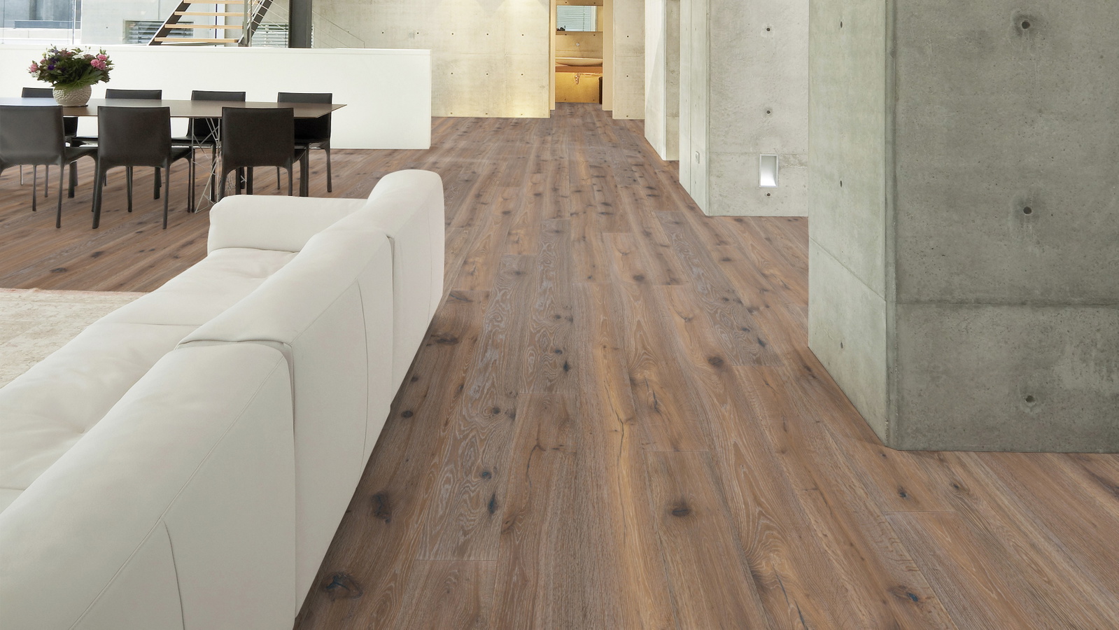 Wicanders Parkett Victoria Pebble RW04450 Natur Gebürstete Struktur Natur-Geölt Weiß