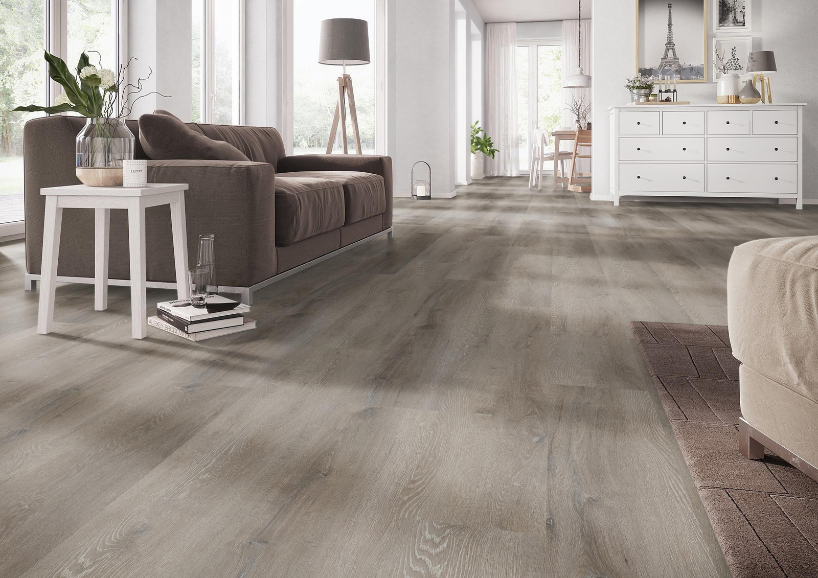 Milieubild Wohnzimmer mit Couch - nexflor NXF-20030-003