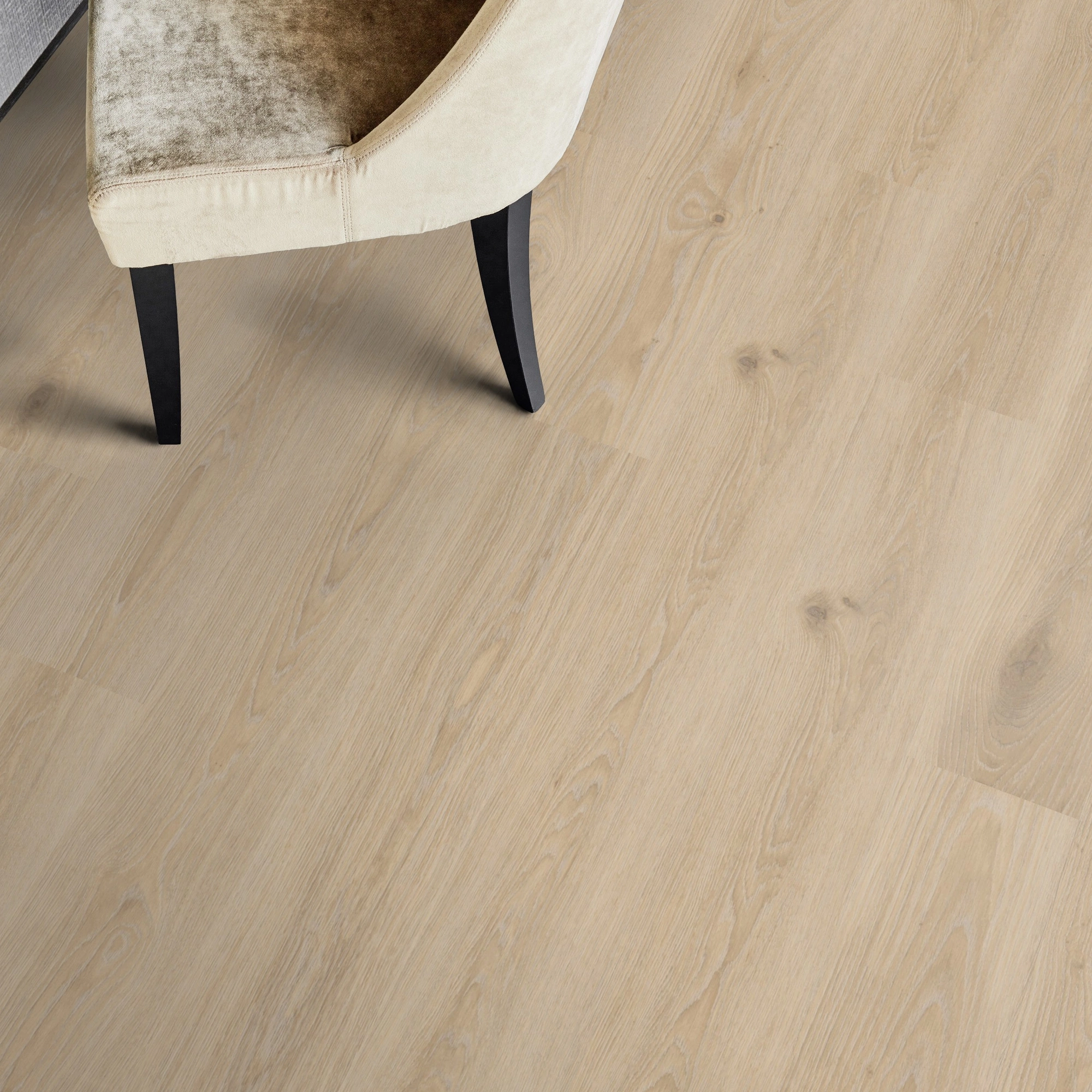 Milieubild Esszimmer - Draufsicht - Tarkett Rigid Klick-Designboden iD Evolution Rigid Home Highland Oak Beige Milieubild Esszimmer - Draufsicht - Tarkett 280041004