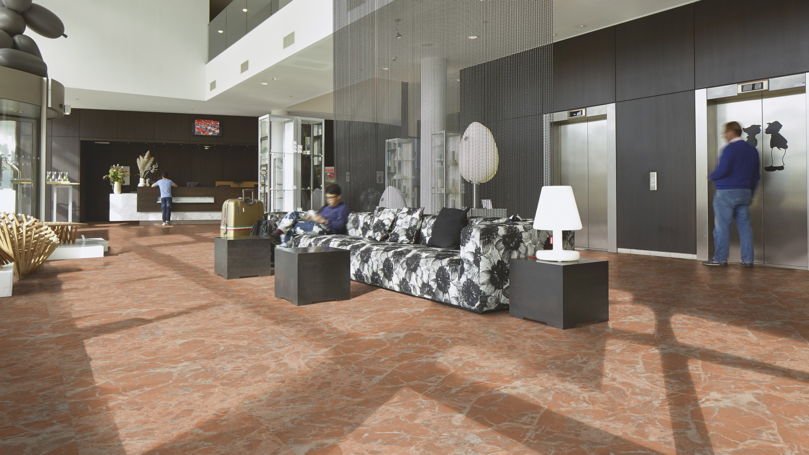 Milieubild Hotellobby mit Rezeption - Forbo Flooring 243648