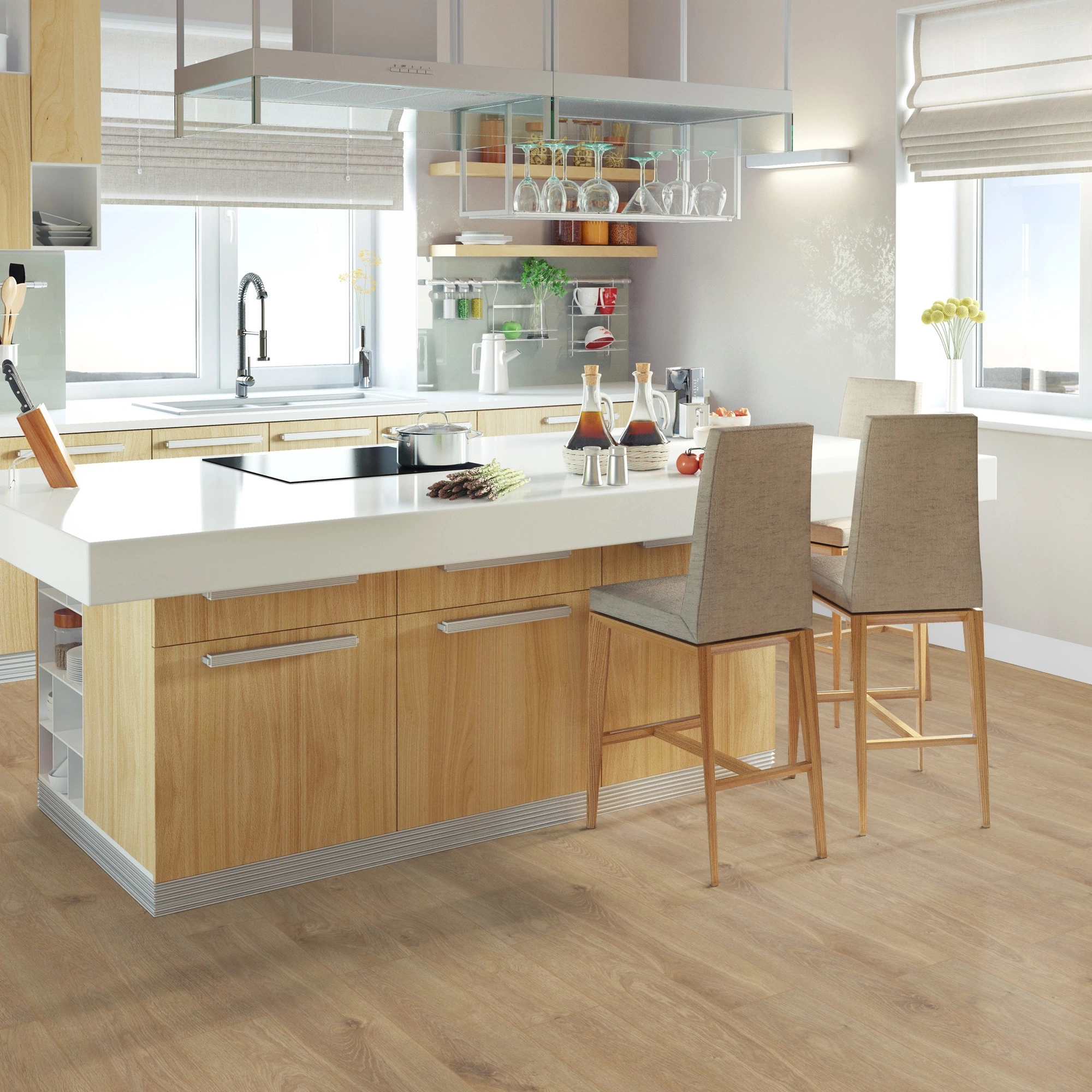 Friends by ter Hürne Laminat Eiche Estrella 262 Linear-Gebürstete Struktur Friends by ter Hürne Laminat Eiche Estrella 262 Linear-Gebürstete Struktur