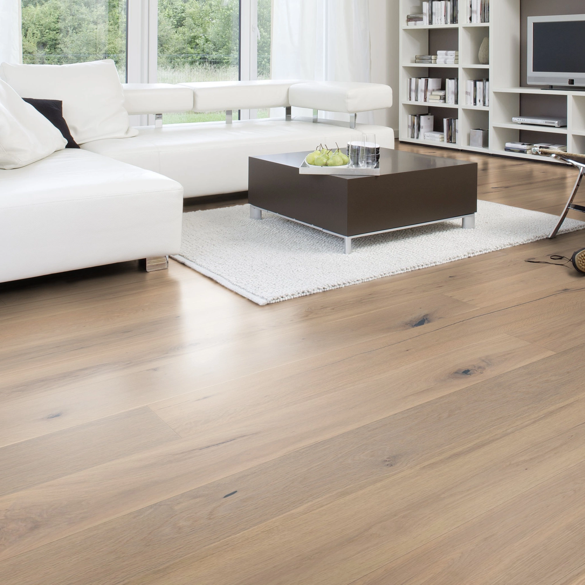Milieubild Modernes Wohnzimmer mit Wohnlandschaft - Wicanders Wise Parkett Essential Bremen Milieubild Modernes Wohnzimmer mit Wohnlandschaft - Wicanders Wise 82000875