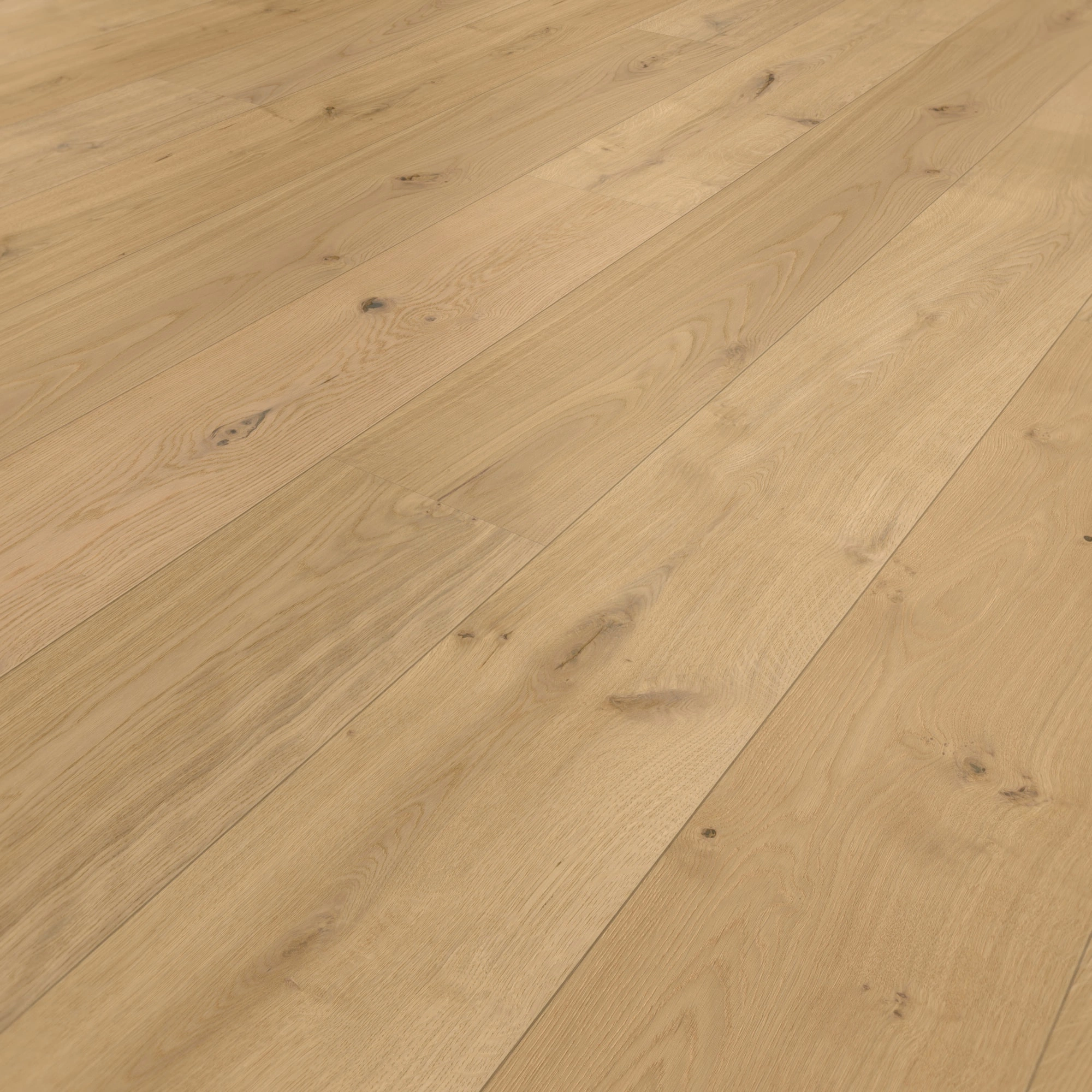 Perspektivische Ansicht - MEISTER Holzboden HD 400 Lindura Eiche authentic pure Perspektivische Ansicht - MEISTER 500214-2200270-08921