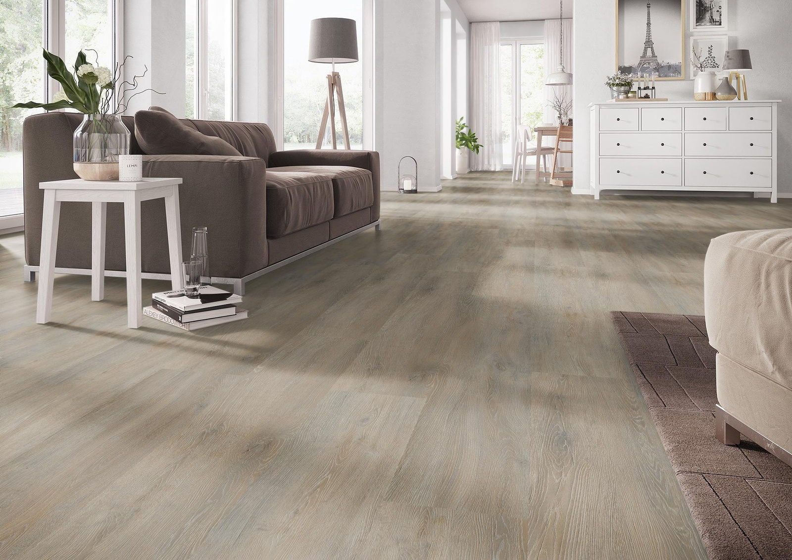Milieubild Wohnzimmer mit Couch - nexflor NXF-20030-006
