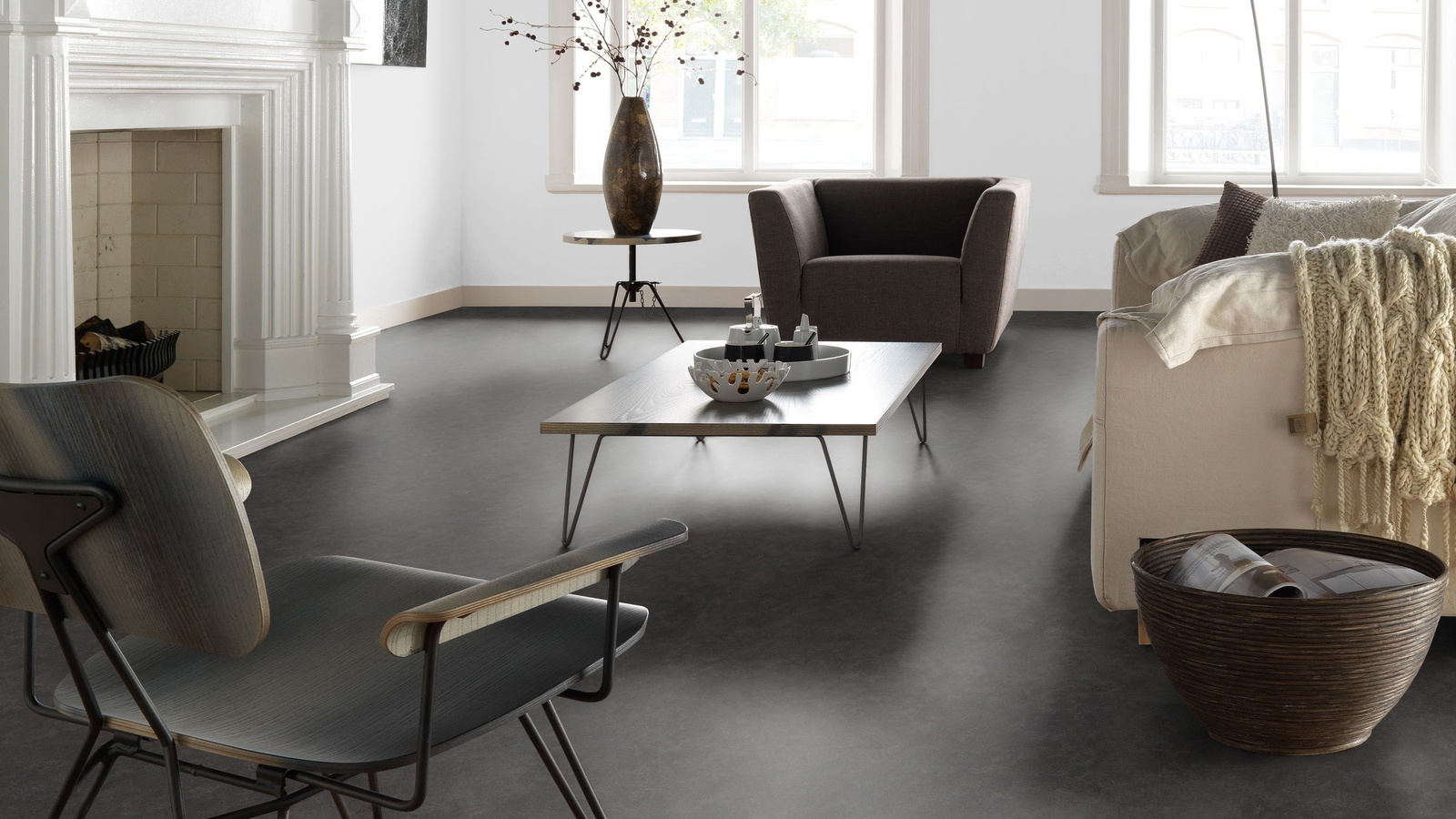 Forbo Flooring Linoleum Marmoleum Click Black Hole 333707