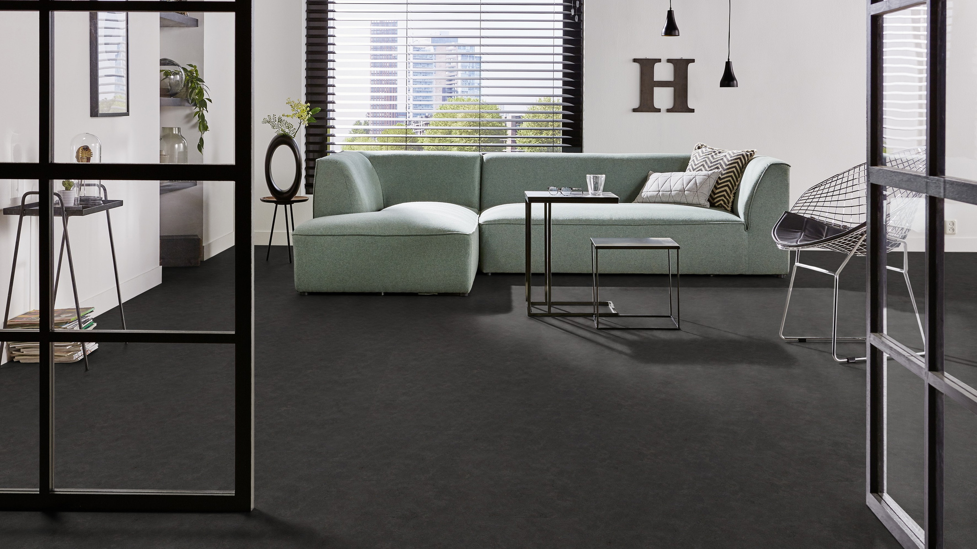 Forbo Flooring Linoleum Marmoleum Click Black Hole 333707 Forbo Flooring Linoleum Marmoleum Click Black Hole 333707