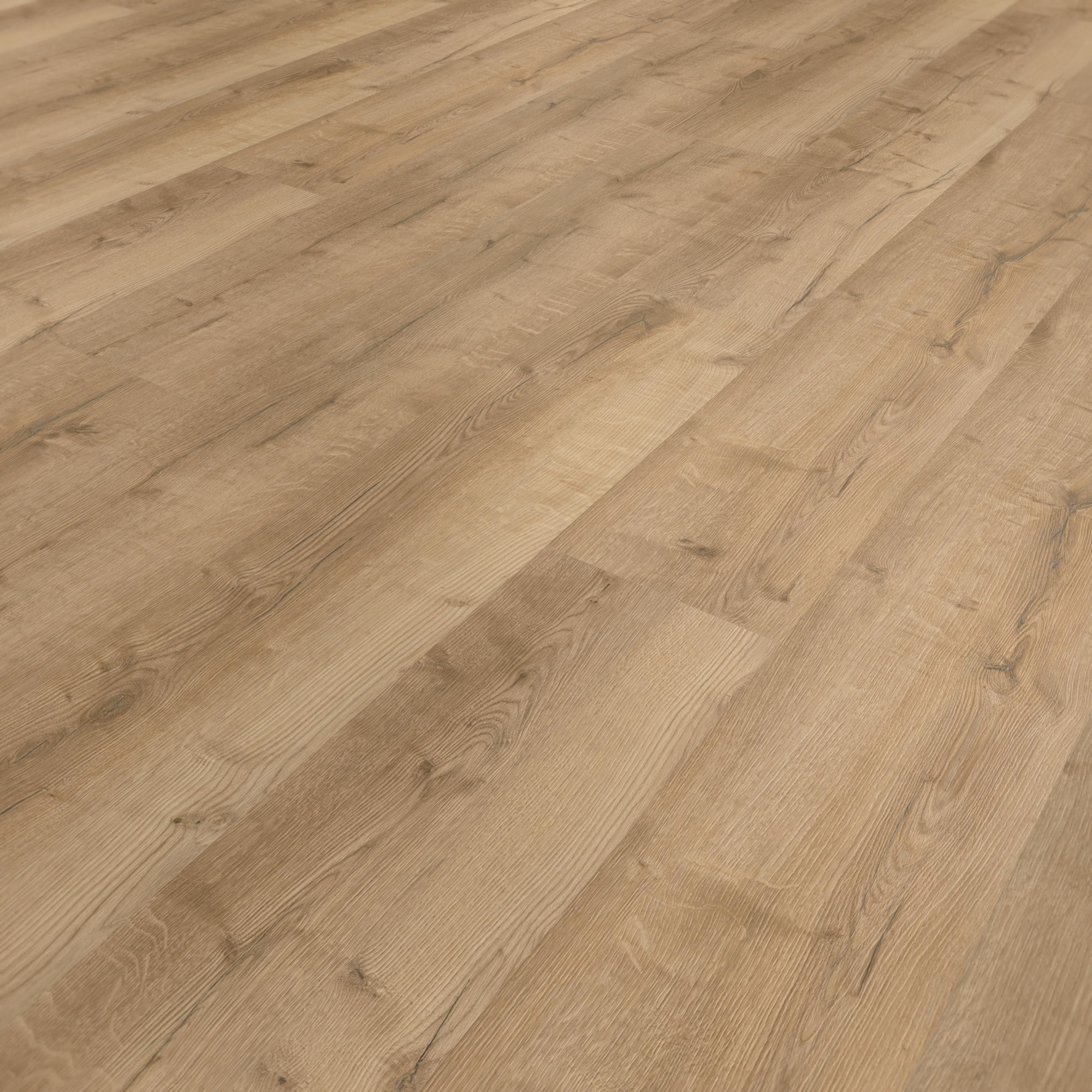 Perspektivische Ansicht - wineo Klebe-Vinyl wineo 400 wood XL Comfort Oak Nature Perspektivische Ansicht - wineo DB291WXL