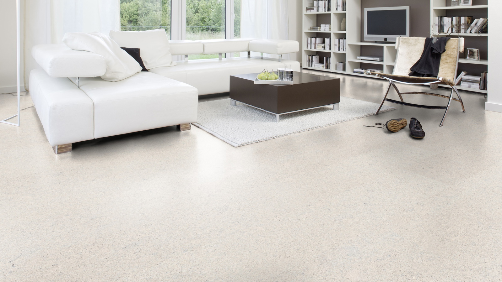 Milieubild Modernes Wohnzimmer mit Wohnlandschaft - Wicanders Wise 80001642