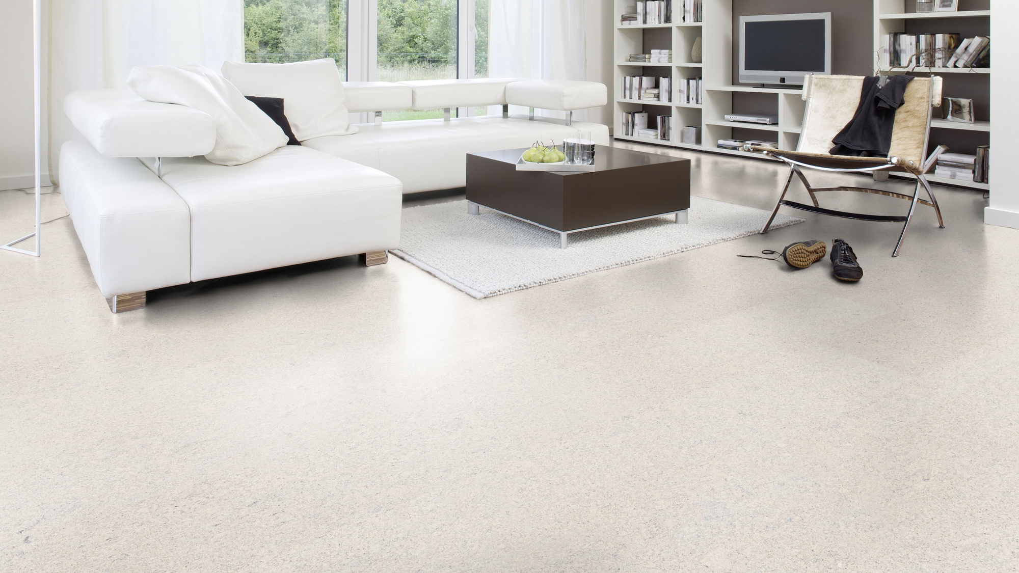 Milieubild Modernes Wohnzimmer mit Wohnlandschaft - Wicanders Wise 80001642