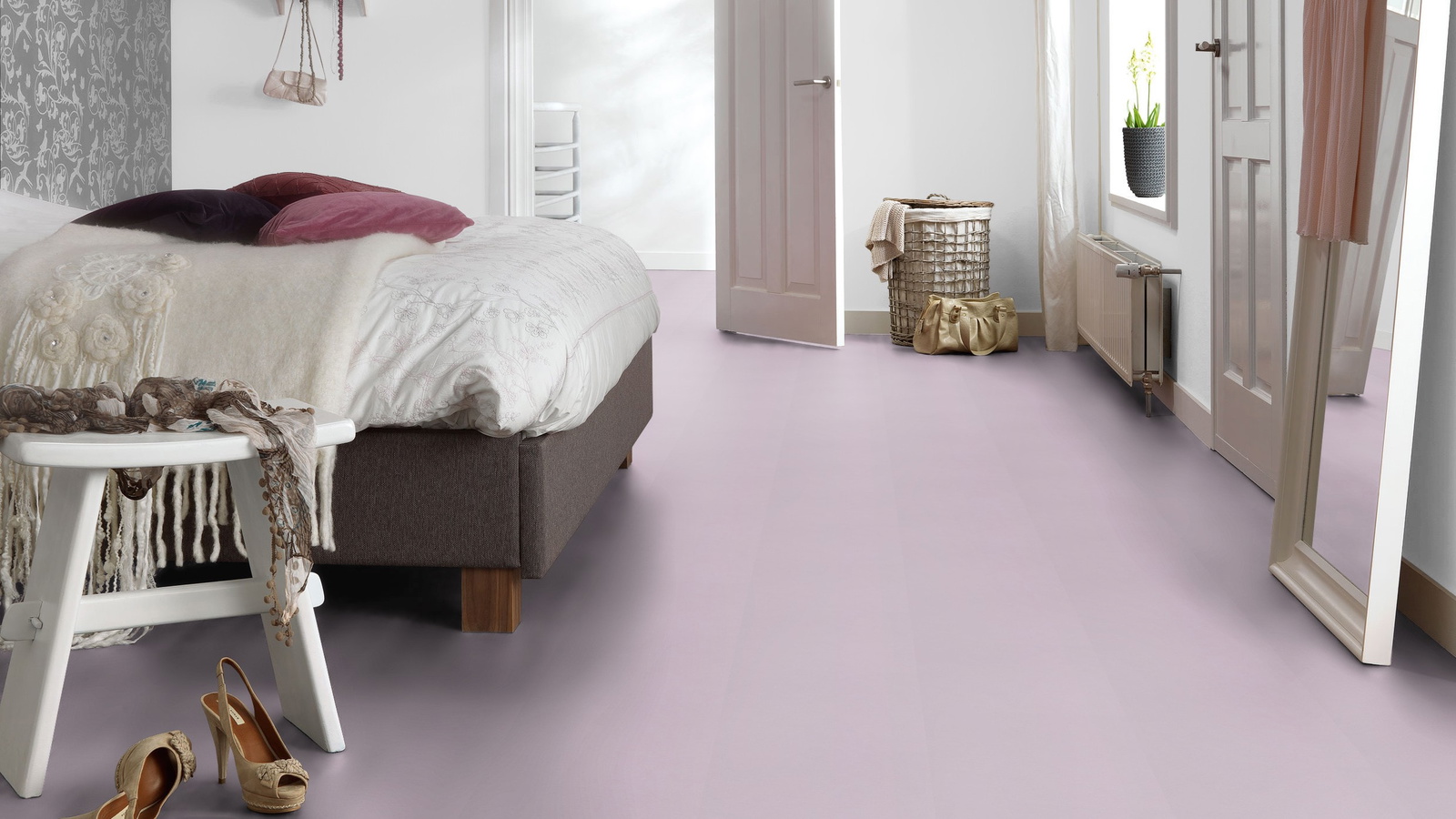 Forbo Flooring Linoleum Marmoleum Click Lilac 333363