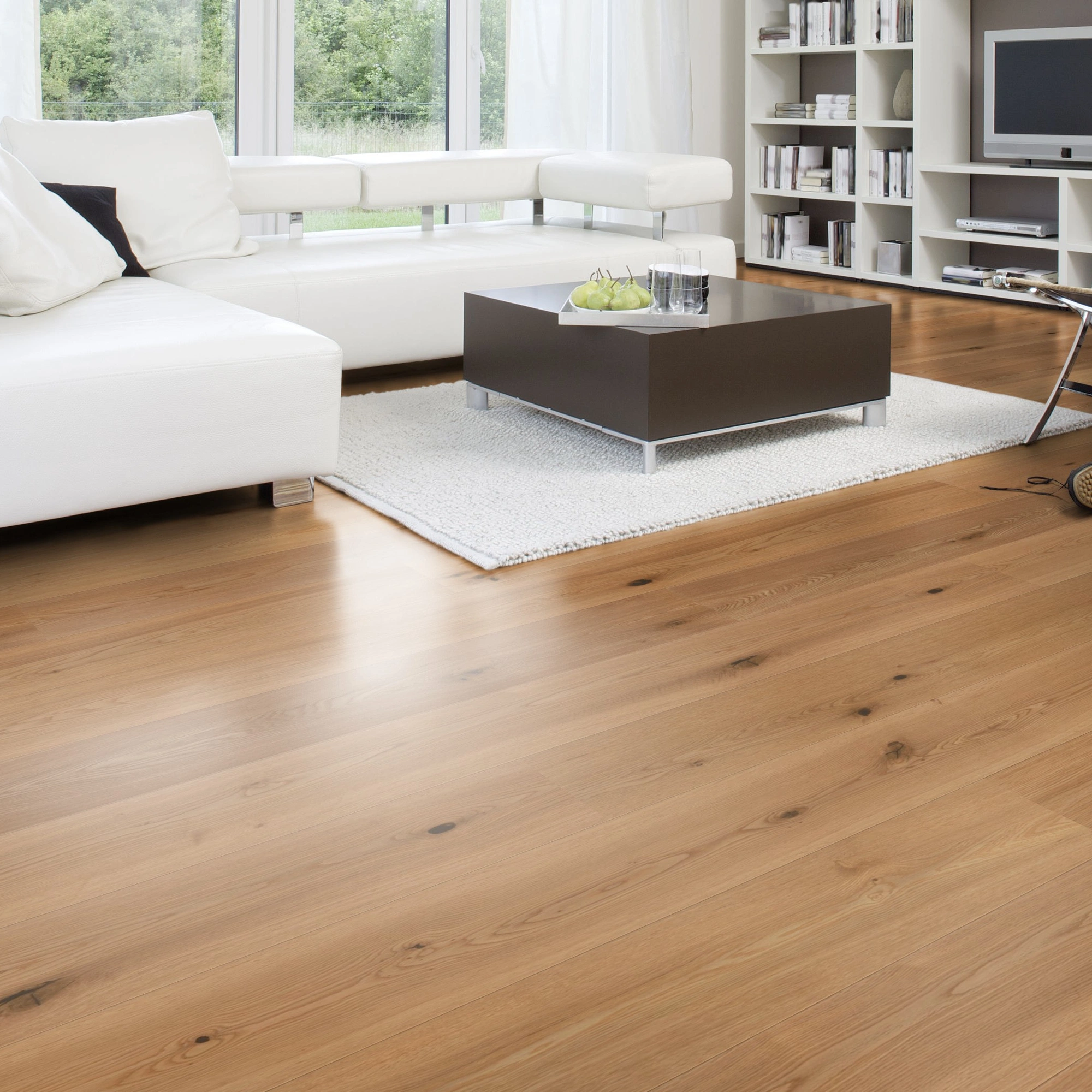 Milieubild Modernes Wohnzimmer mit Wohnlandschaft - Wicanders Wise Parkett Manor House Stanley Milieubild Modernes Wohnzimmer mit Wohnlandschaft - Wicanders Wise 82000287