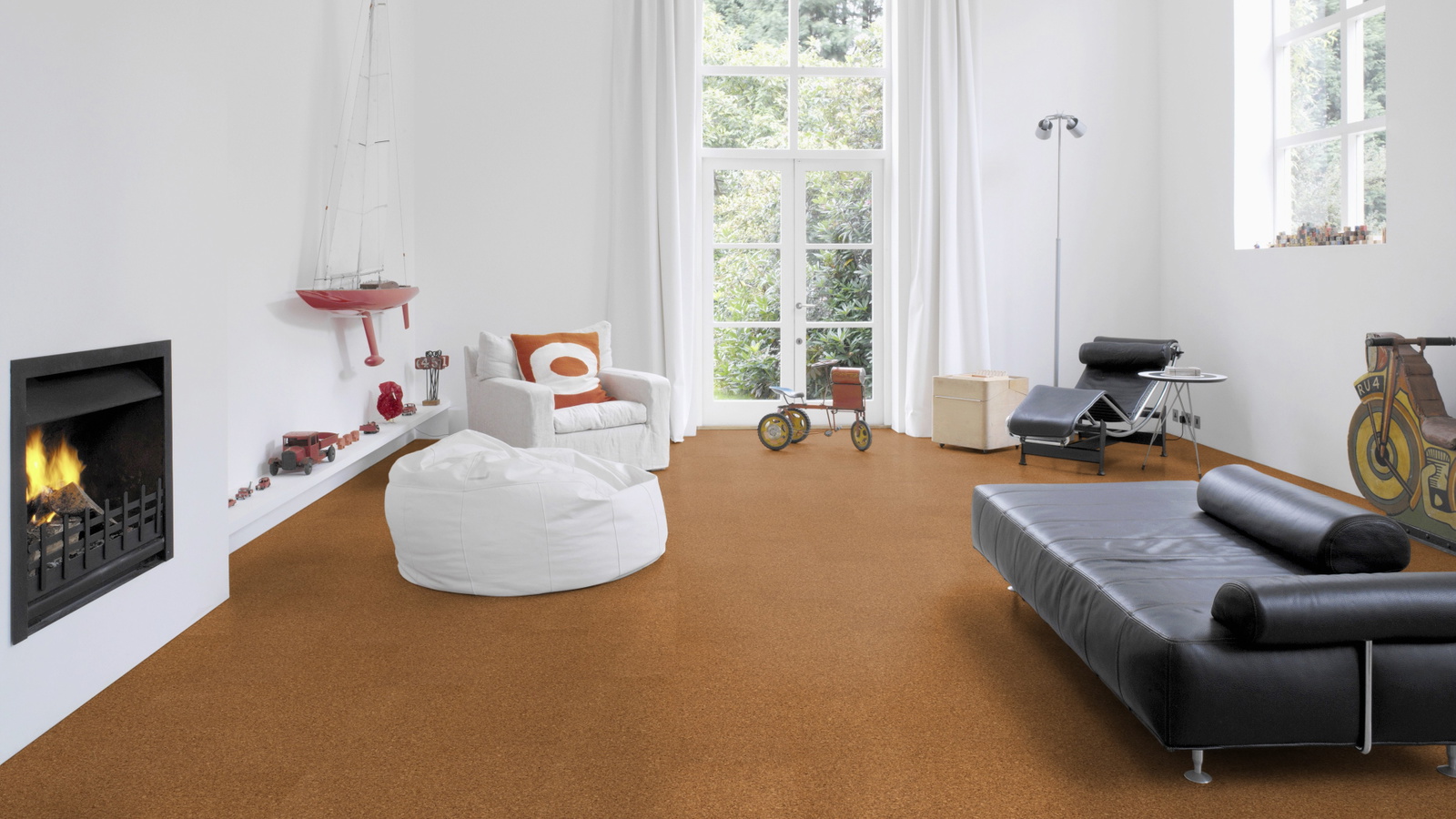 Milieubild Altbau-Wohnzimmer mit Kamin - Wicanders Wise 80001631