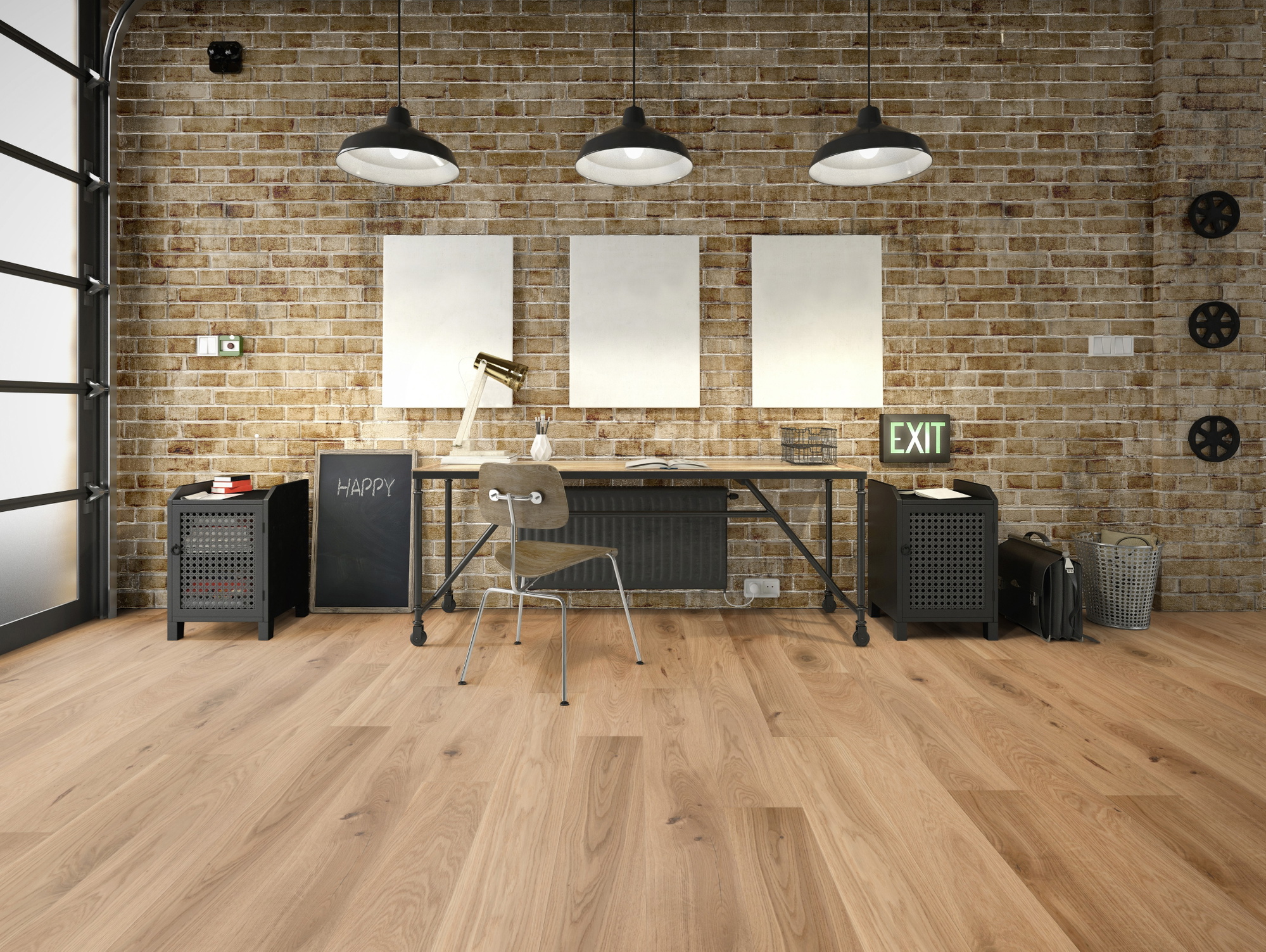 Milieubild Industrielles Wohnzimmer mit Arbeitsbereich - Friends by ter Hürne 1188312445