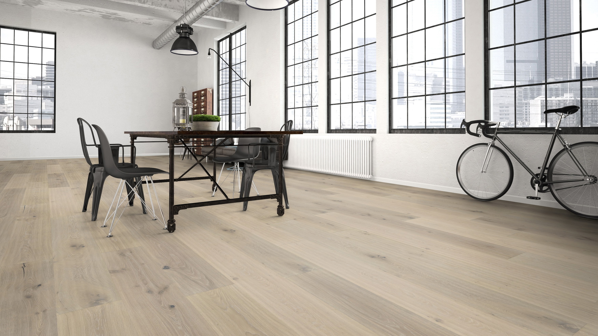 Milieubild Wohnzimmer im industriellen Stil - Bennett & Jones 1148012296