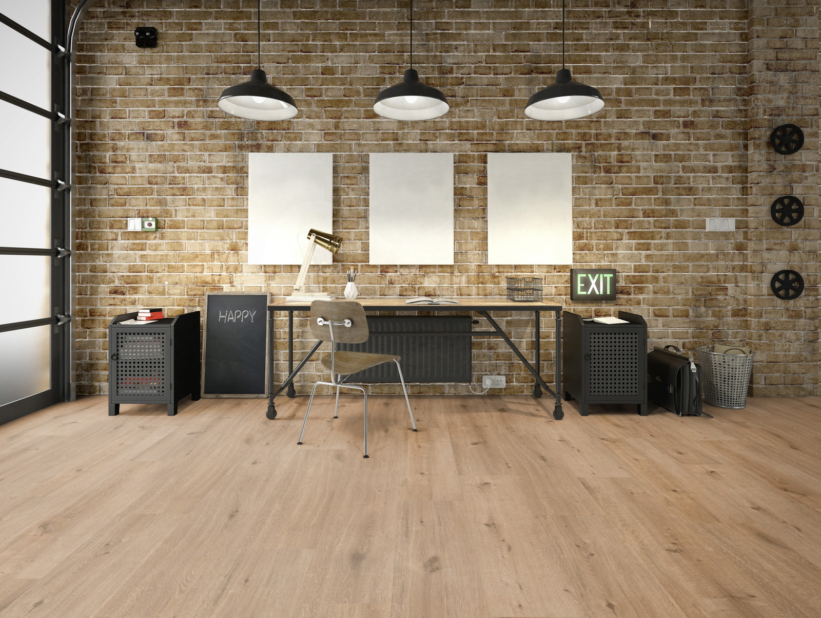 Milieubild Industrielles Wohnzimmer mit Arbeitsbereich - Friends by ter Hürne 1188210101