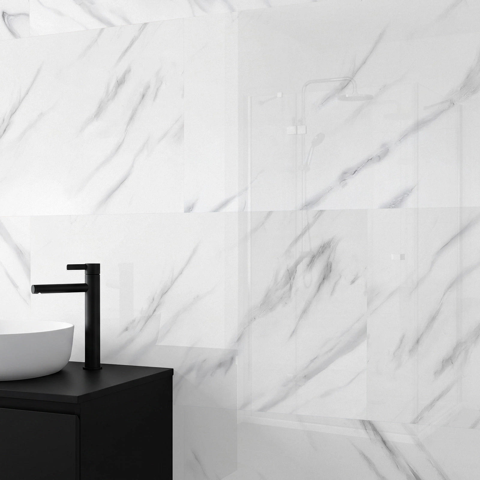 nexwall SPC Wandverkleidung Remura XL Bianco Marble 120cm nexwall SPC Wandverkleidung Remura XL Bianco Marble 120cm