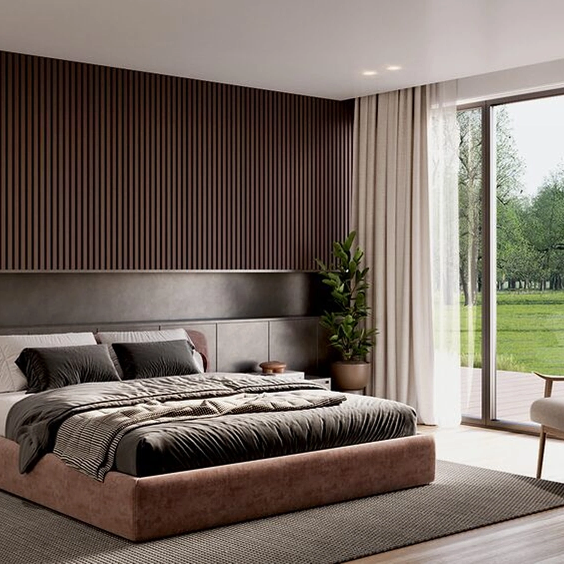 ter Hürne Akustikpaneel SilentDesign 1-Side Collection Nussbaum Trent Natur-Geölt 2.400mm ter Hürne Akustikpaneel SilentDesign 1-Side Collection Nussbaum Trent Natur-Geölt 2.400mm