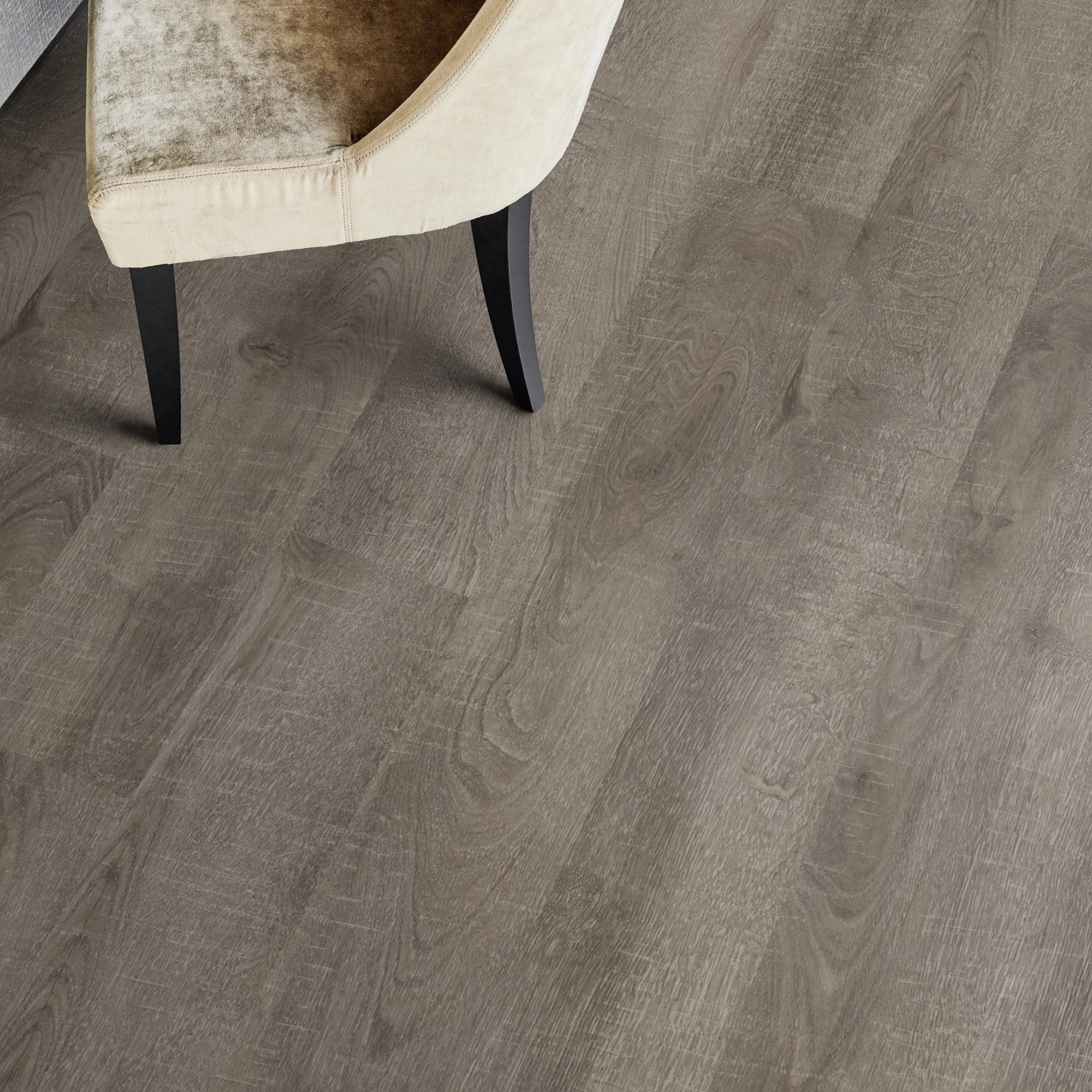 Milieubild Esszimmer - Draufsicht - Tarkett Klebe-Vinyl iD Inspiration 30 CLASSICS Antik Oak Dark Grey Milieubild Esszimmer - Draufsicht - Tarkett 24524006