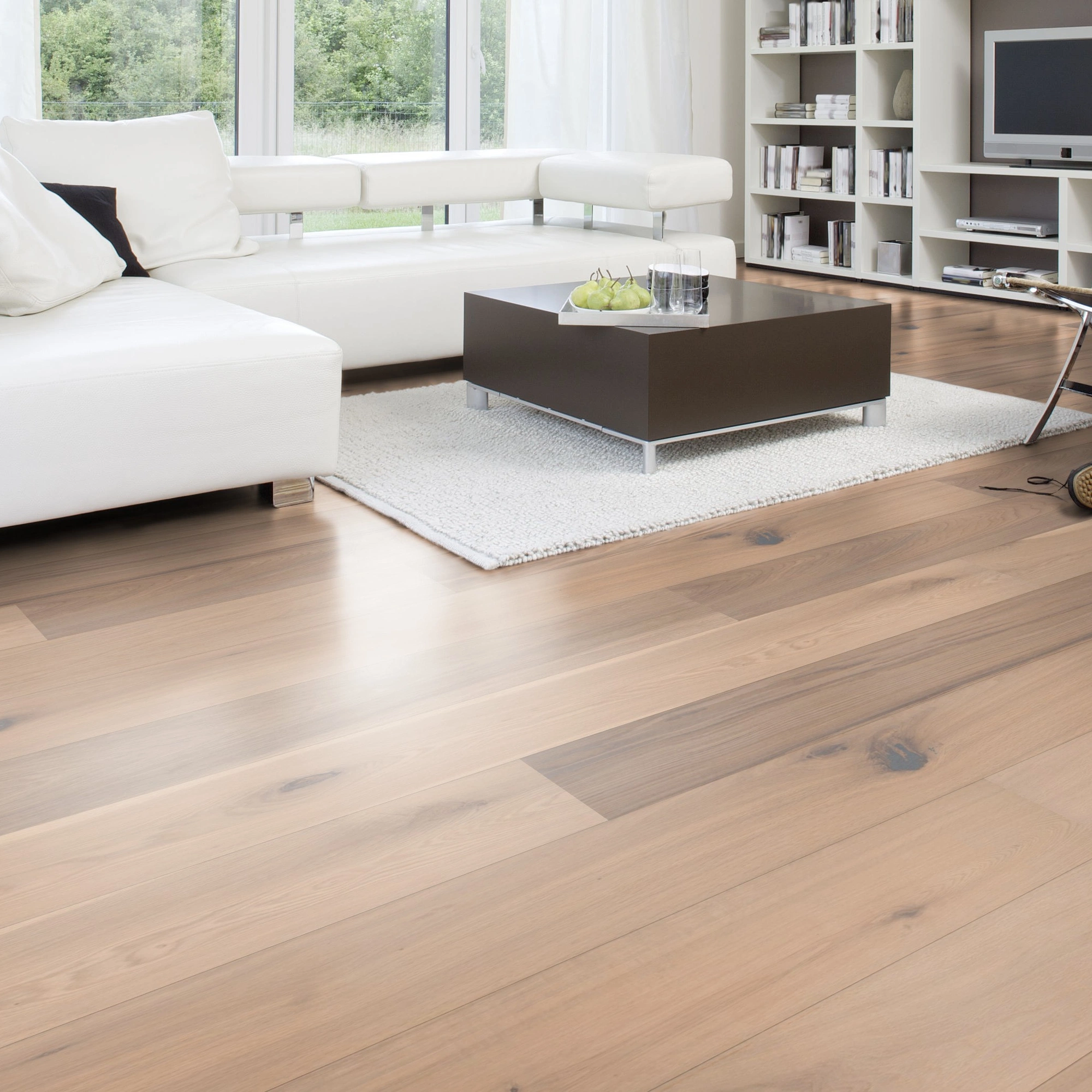 Milieubild Modernes Wohnzimmer mit Wohnlandschaft - Wicanders Wise Parkett Manor House Lumley Milieubild Modernes Wohnzimmer mit Wohnlandschaft - Wicanders Wise 82000105