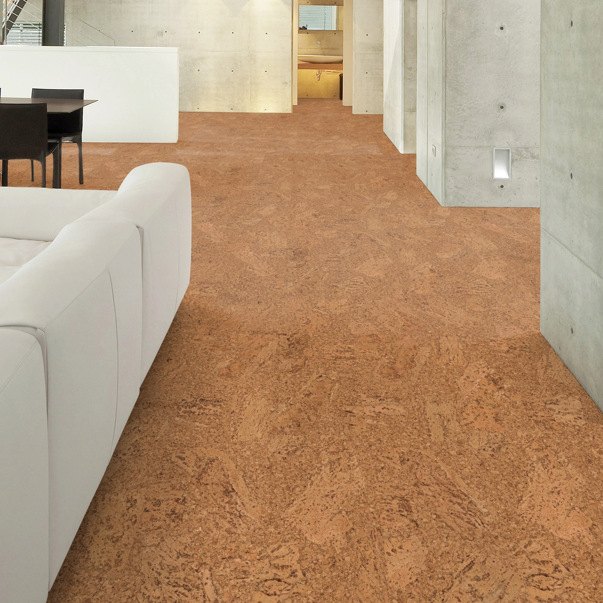 Milieubild Wohnzimmer im Loft-Stil - Wicanders Wise HDF Klick-Korkboden cork Essence Originals Accent Milieubild Wohnzimmer im Loft-Stil - Wicanders Wise 80002243