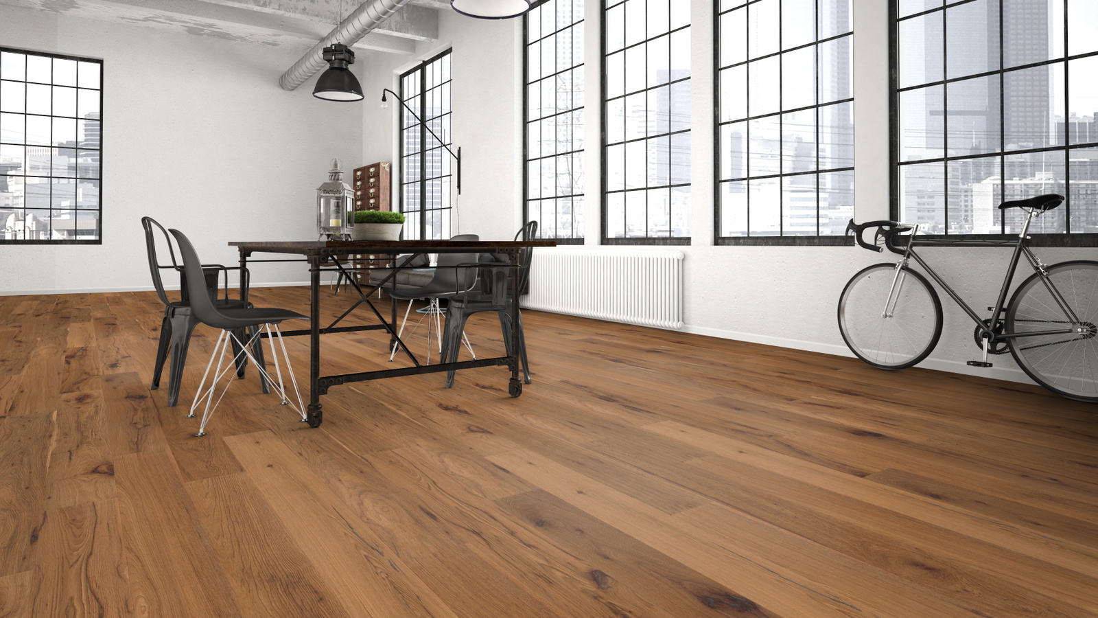 Milieubild Wohnzimmer im industriellen Stil - Bennett & Jones 1148011203