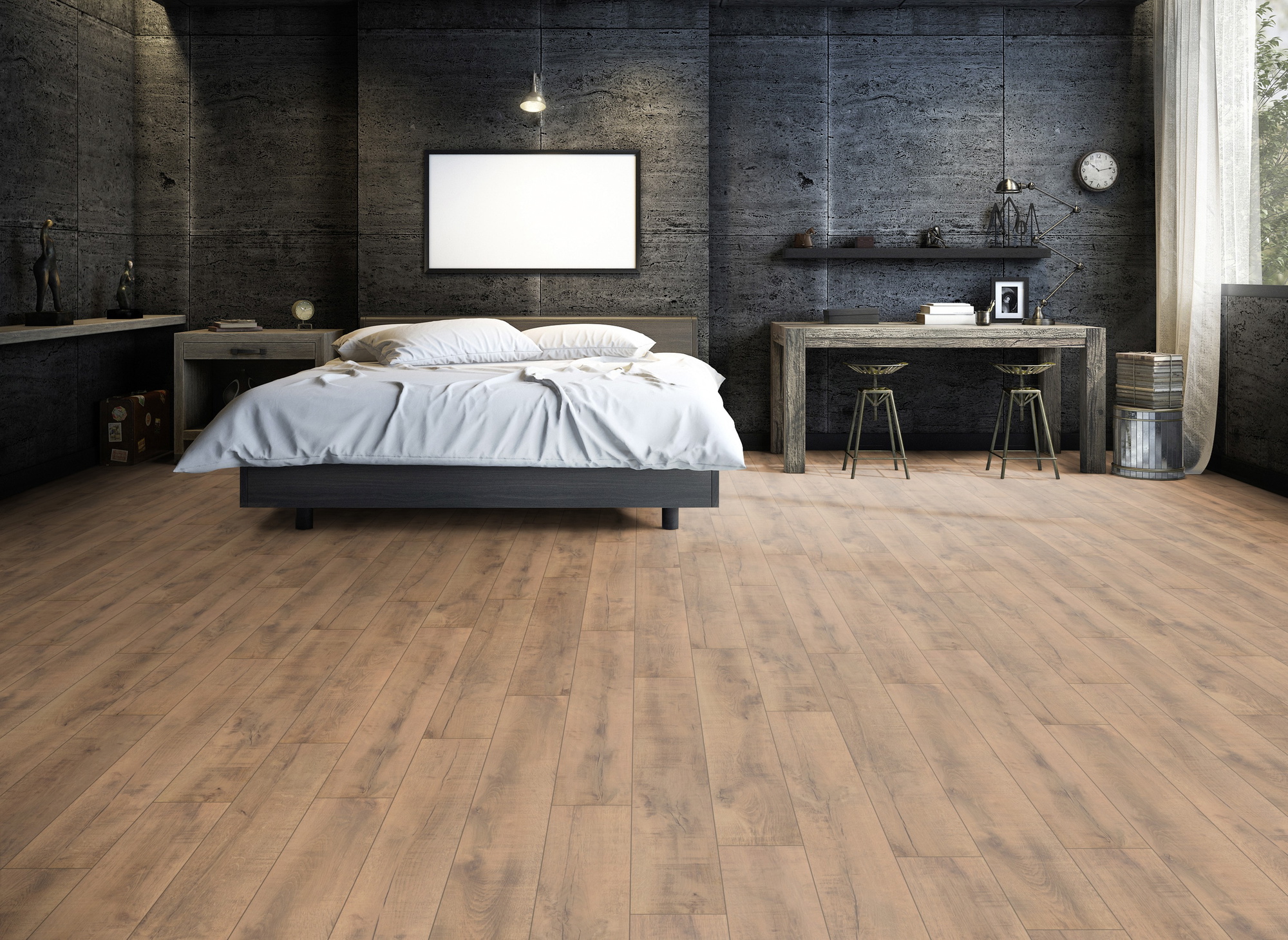 Friends by ter Hürne Laminat Eiche Alvaro 243 Linear-Gebürstete Struktur Friends by ter Hürne Laminat Eiche Alvaro 243 Linear-Gebürstete Struktur