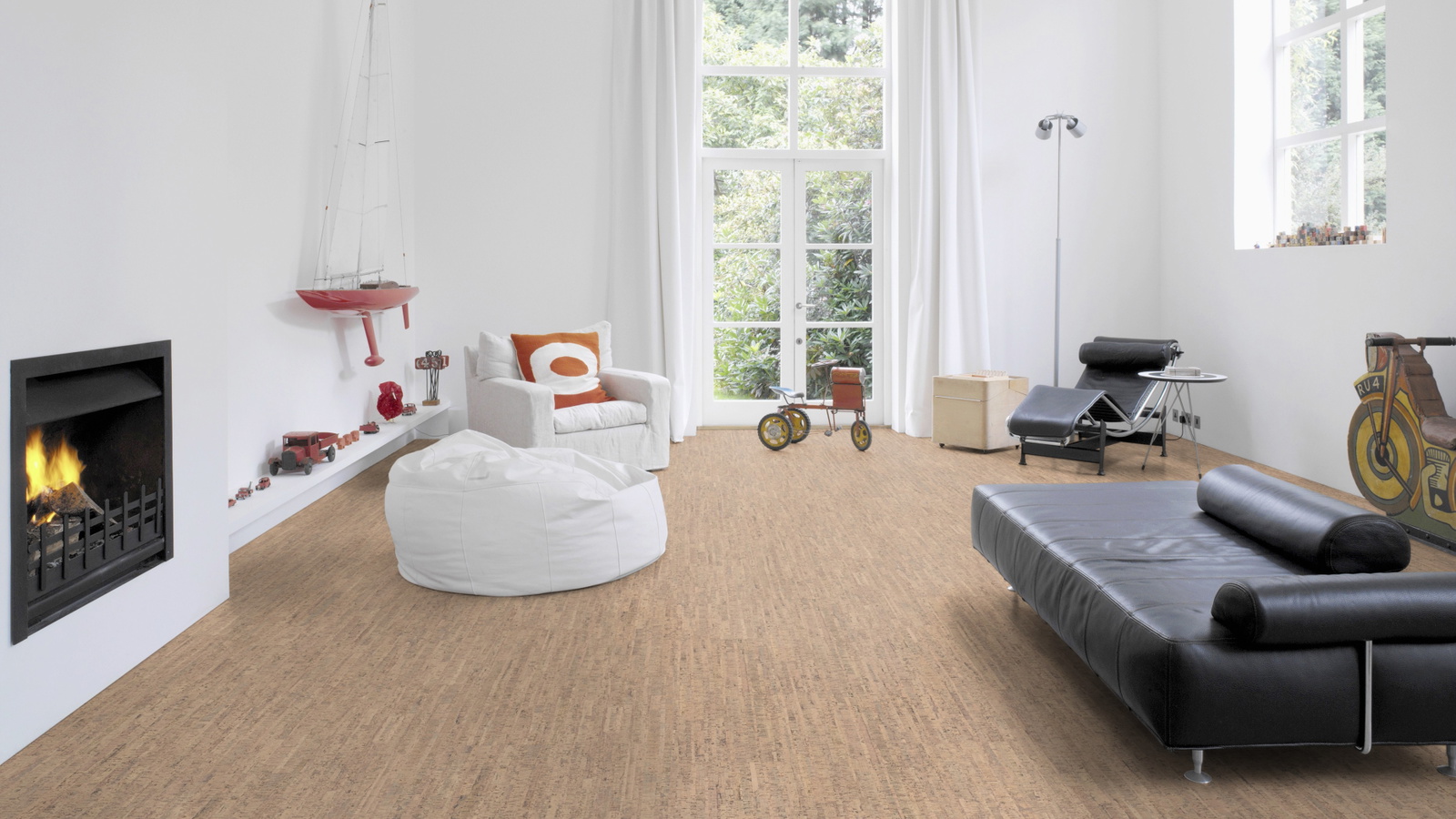 Milieubild Altbau-Wohnzimmer mit Kamin - Wicanders Wise 80001636