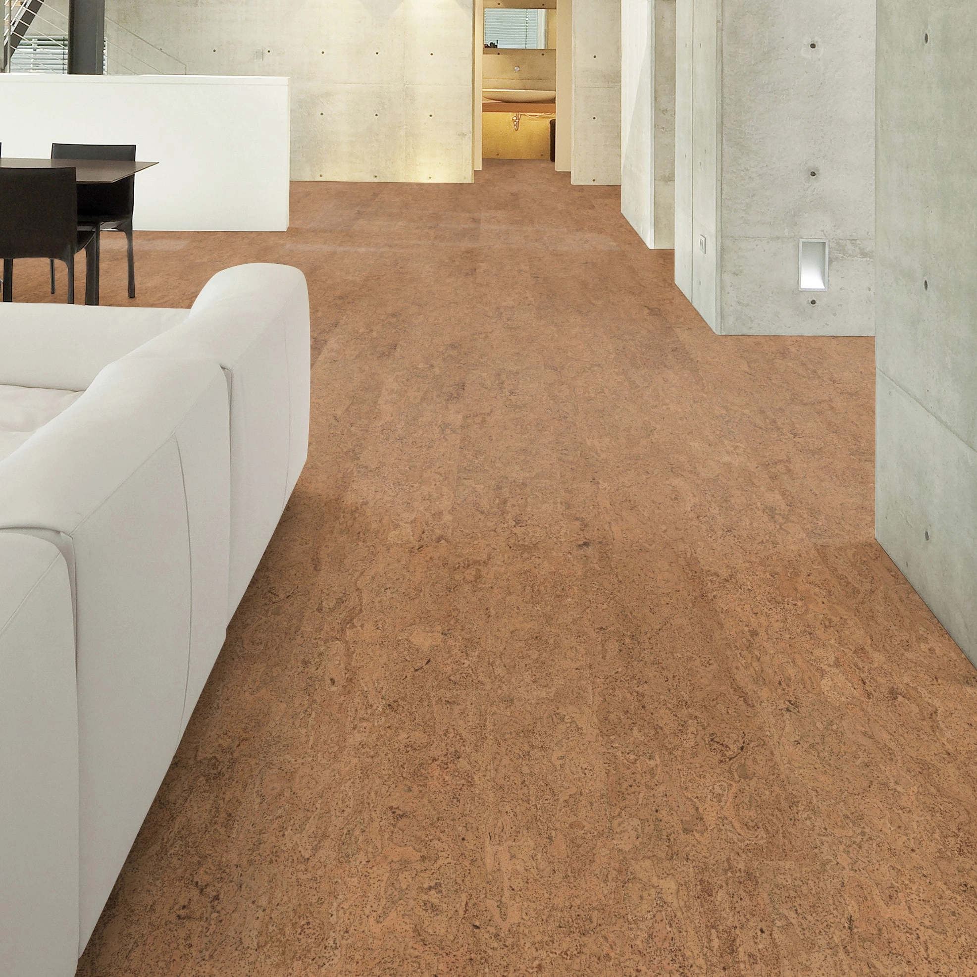 Milieubild Wohnzimmer im Loft-Stil - Wicanders Wise HDF Klick-Korkboden cork Essence Originals Symphony Milieubild Wohnzimmer im Loft-Stil - Wicanders Wise 80002241