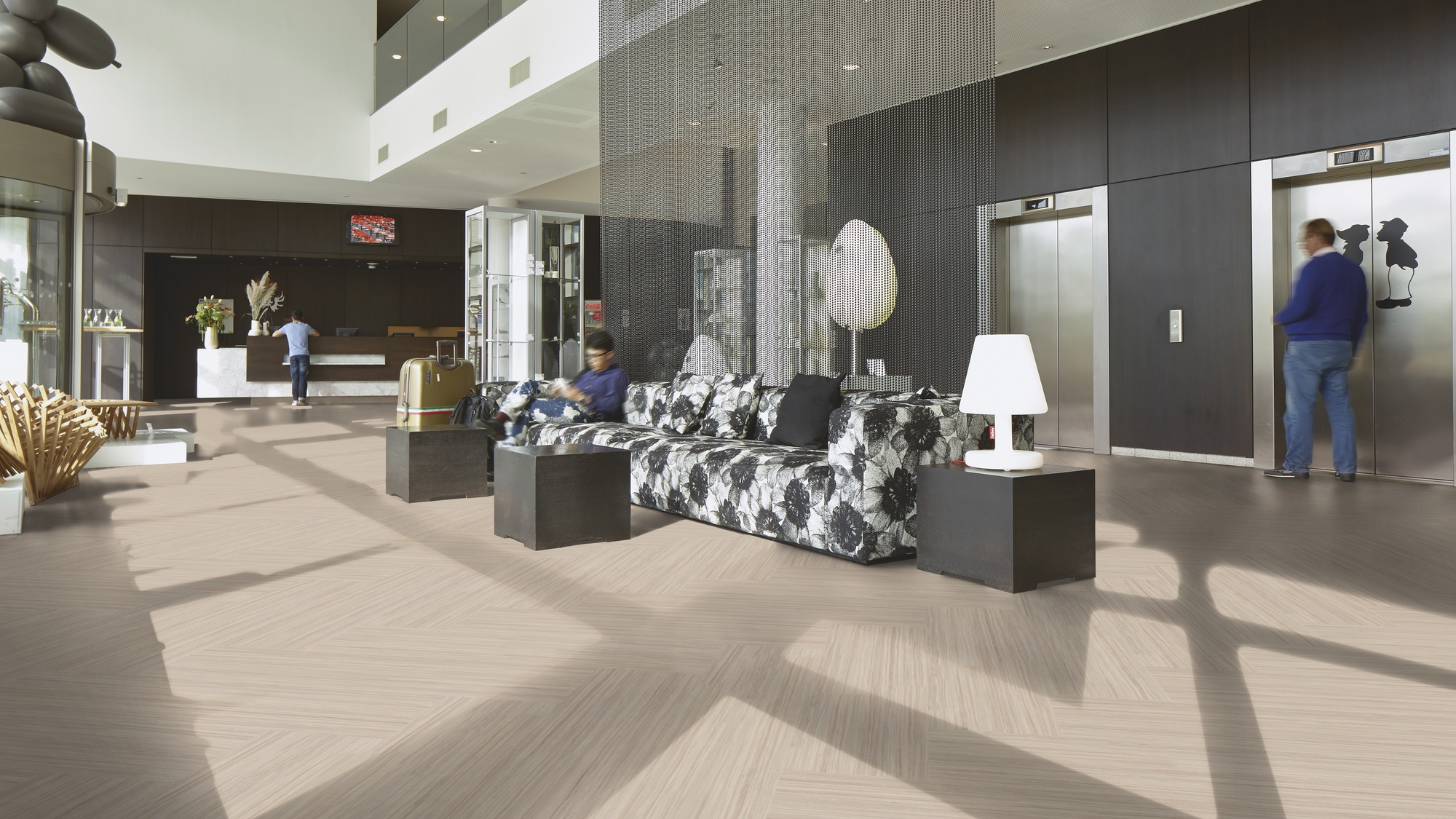 Milieubild Hotellobby mit Rezeption - Forbo Flooring 168299