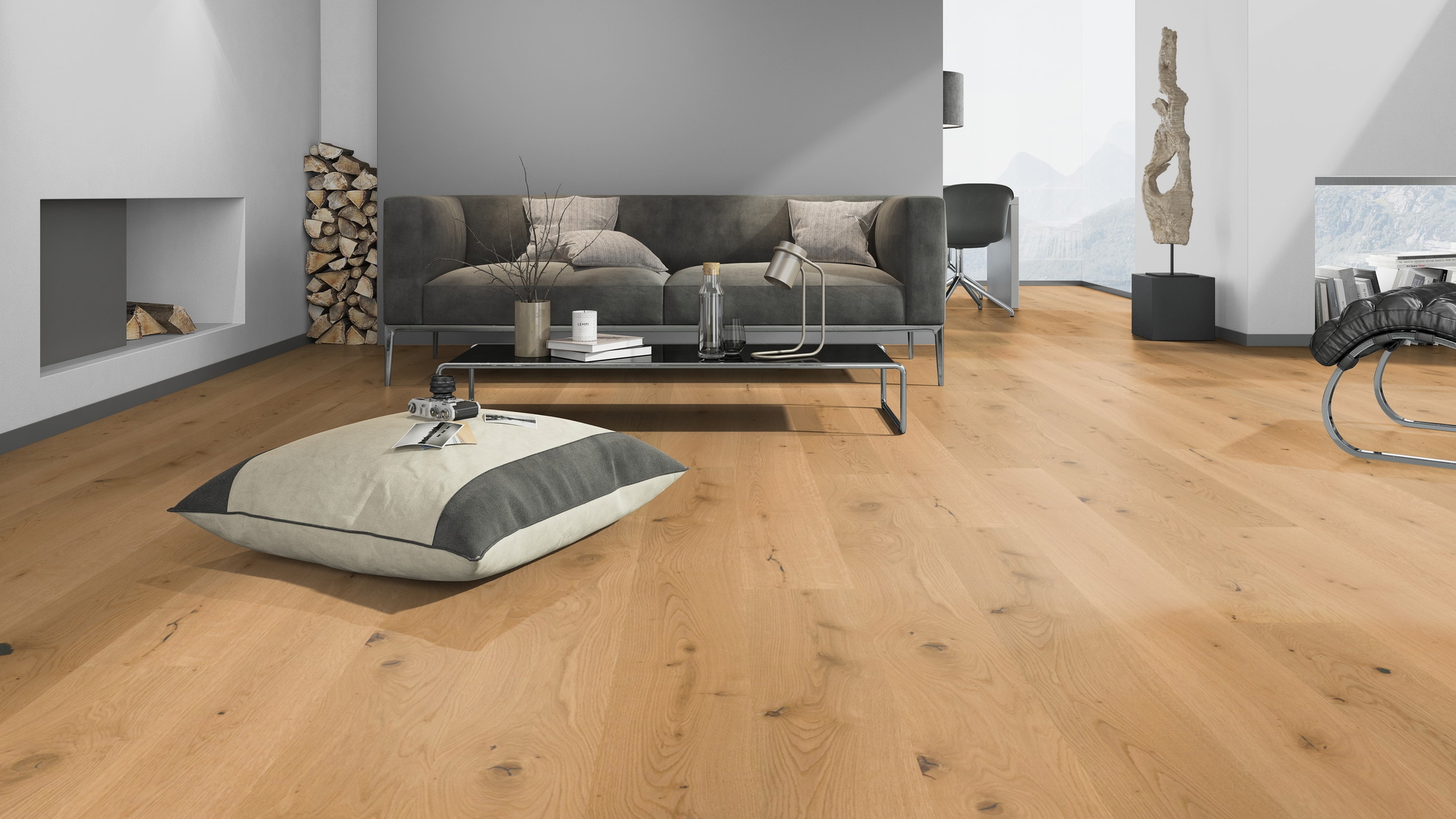 Milieubild Modernes Wohnzimmer mit Kamin - Admonter 106188