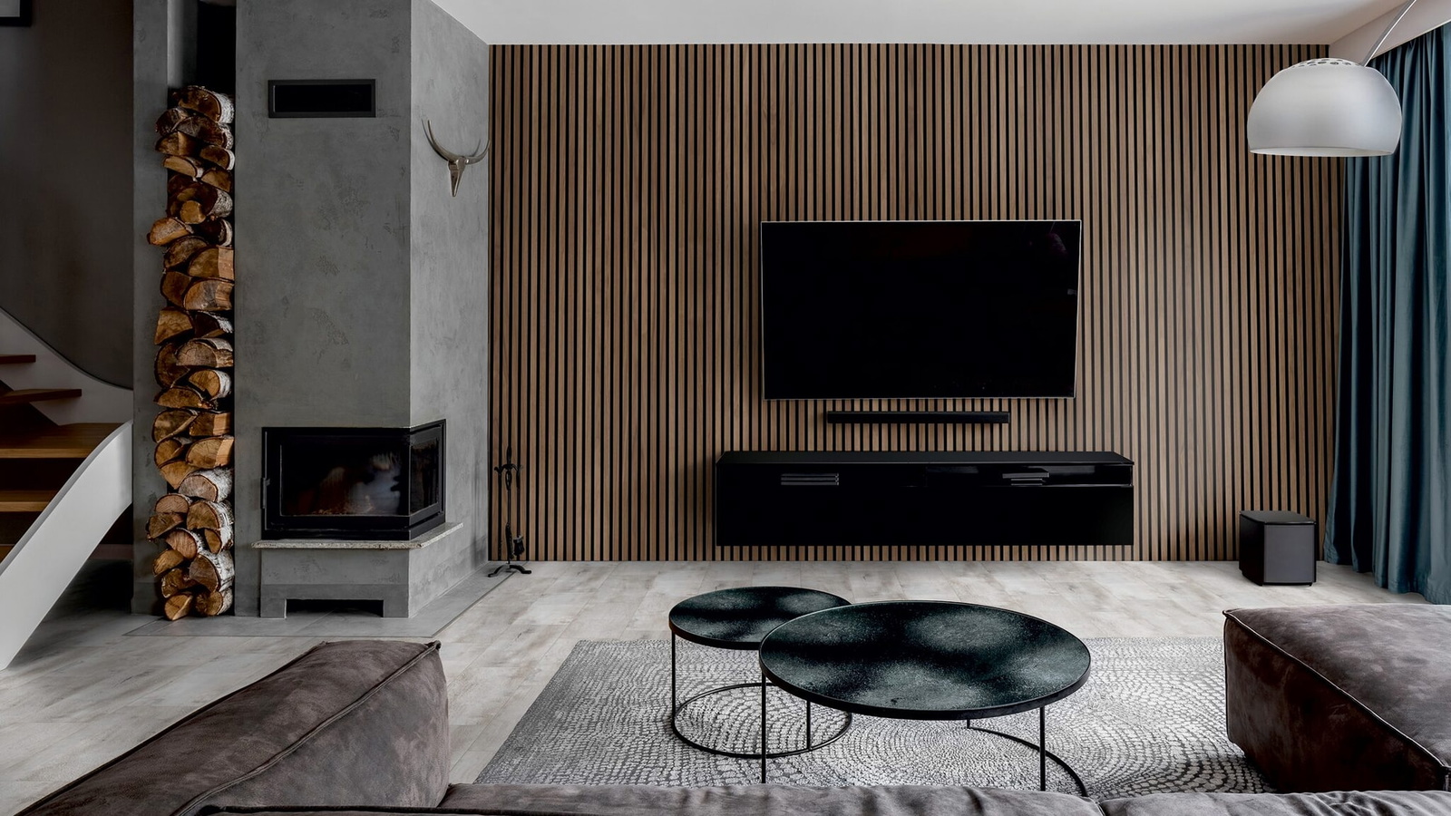 ter Hürne Akustikpaneel SilentDesign 1-Side Collection Nussbaum Trent Natur-Geölt 2.400mm